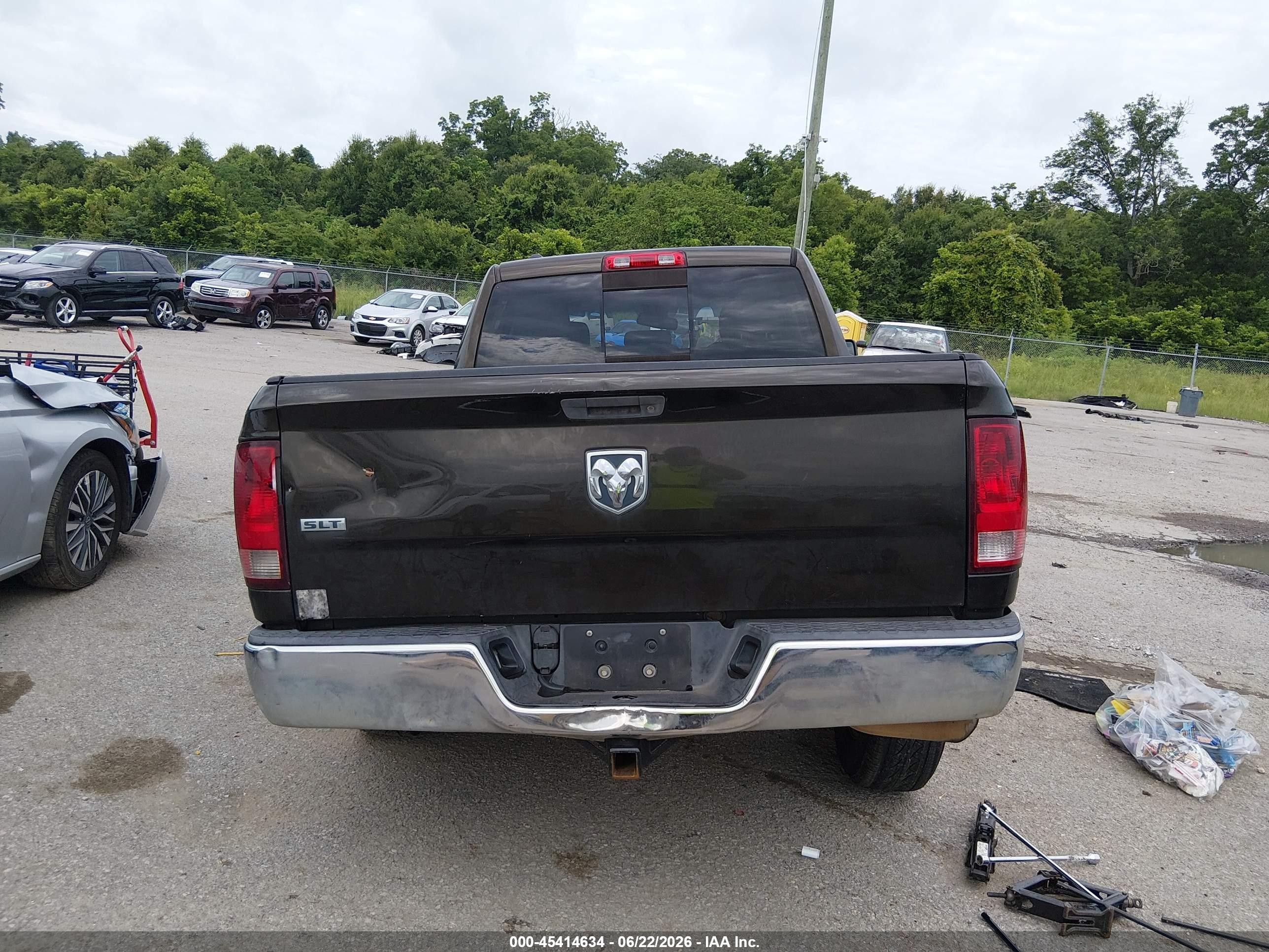 2014 Ram 1500 Slt Коричневый vin: 1C6RR6GT8ES366095