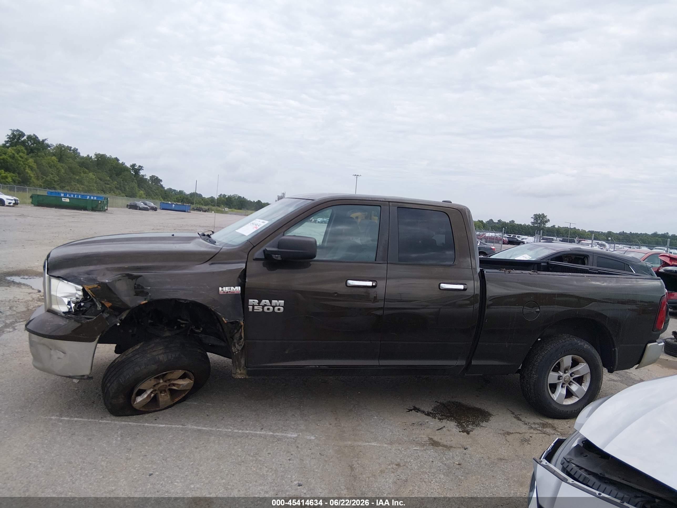 2014 Ram 1500 Slt Коричневый vin: 1C6RR6GT8ES366095