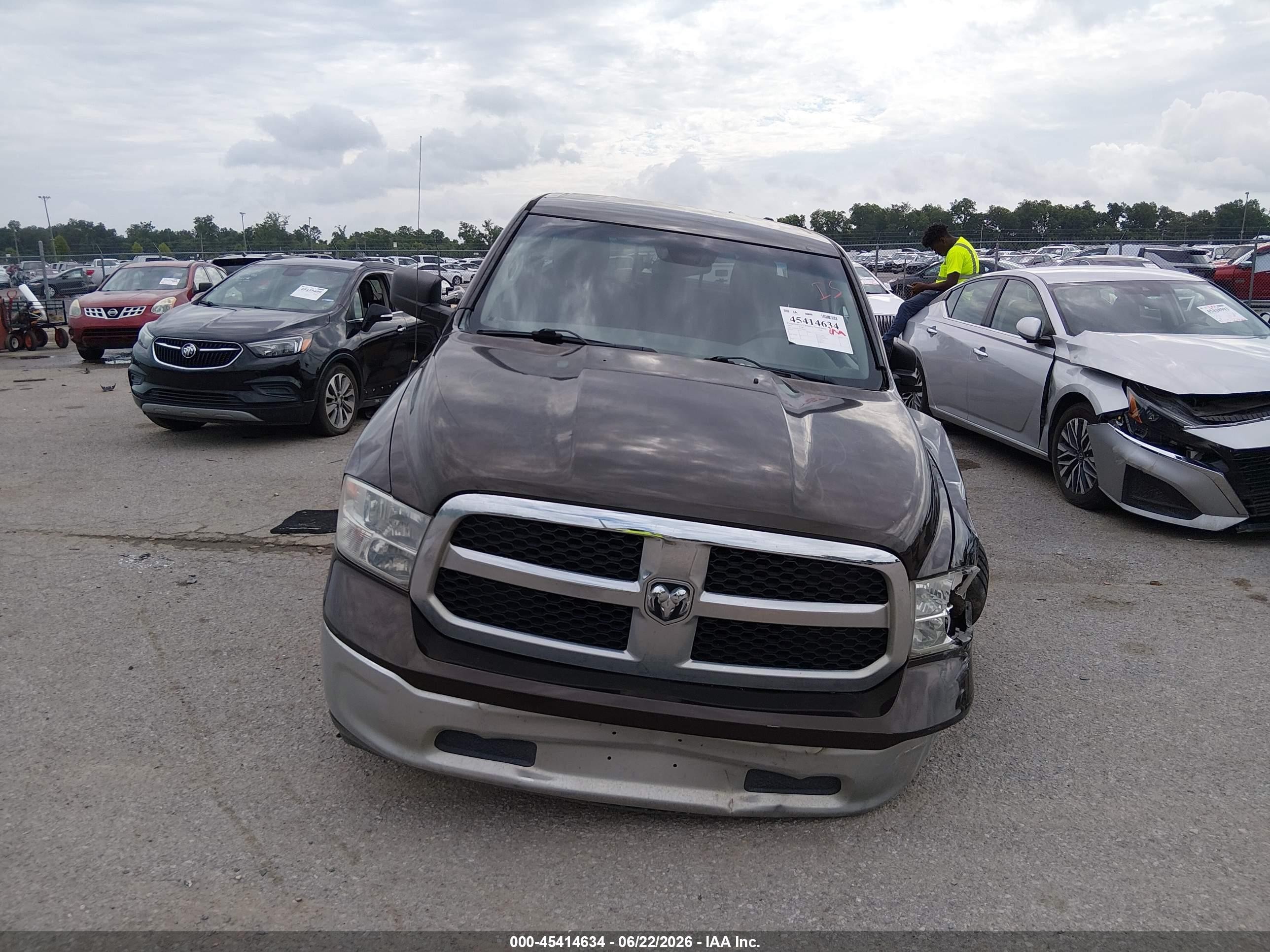 2014 Ram 1500 Slt Коричневый vin: 1C6RR6GT8ES366095