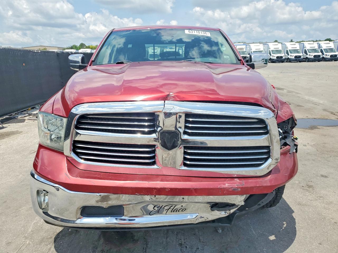 2014 Ram 1500 Slt Red vin: 1C6RR6GT8ES416090