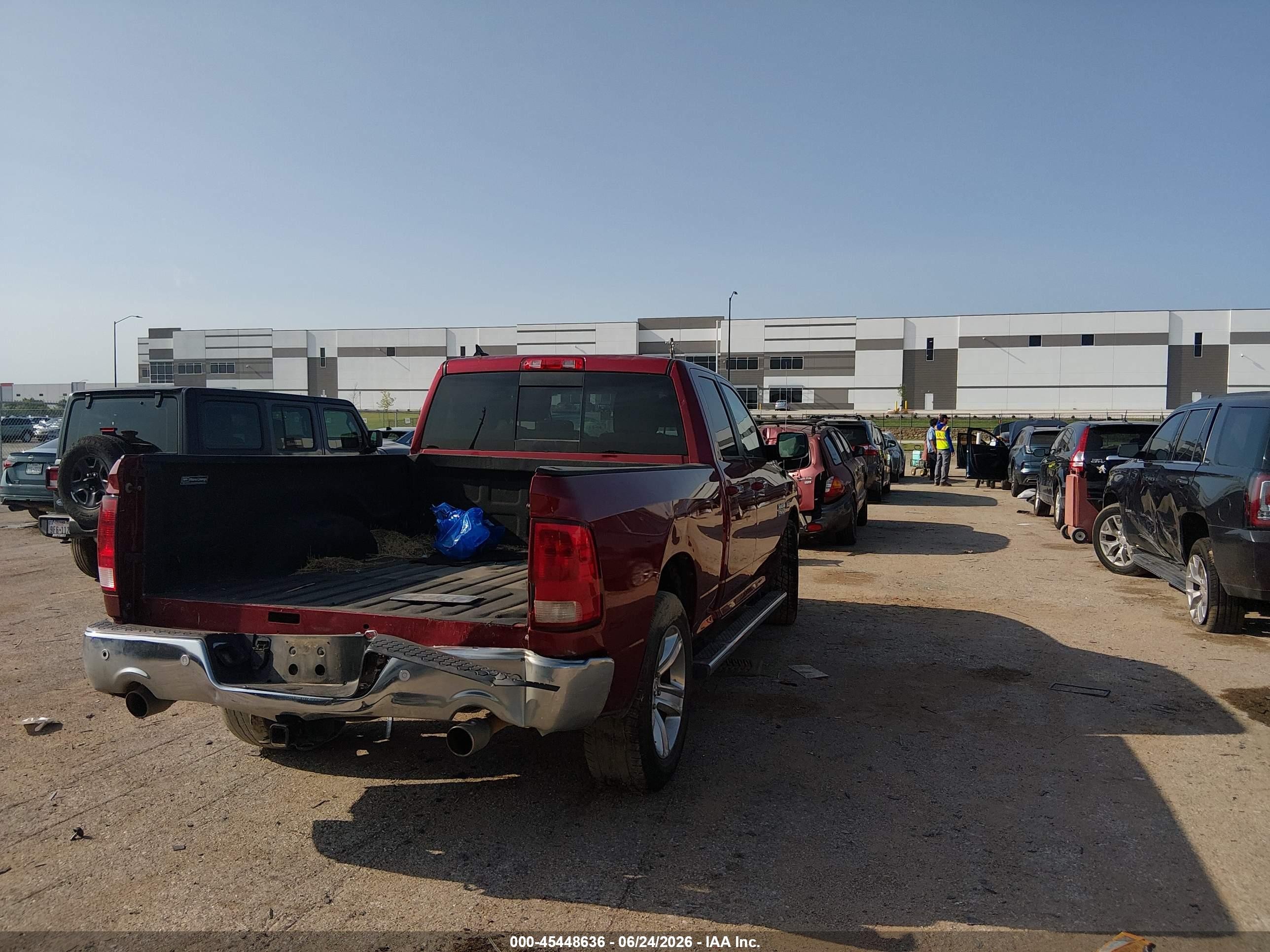 2014 Ram 1500 Lone Star Красный vin: 1C6RR6GT8ES458601