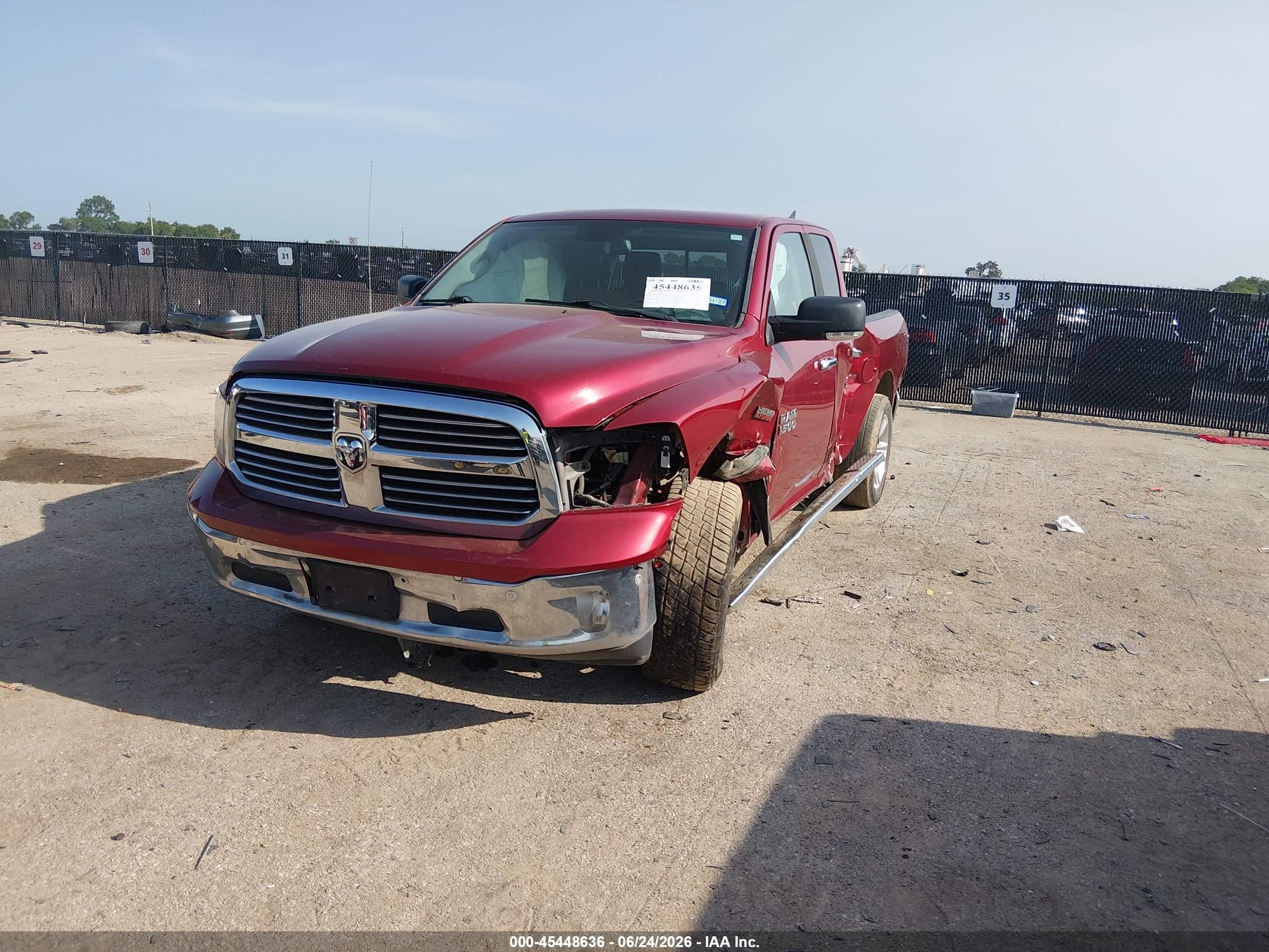 2014 Ram 1500 Lone Star Красный vin: 1C6RR6GT8ES458601