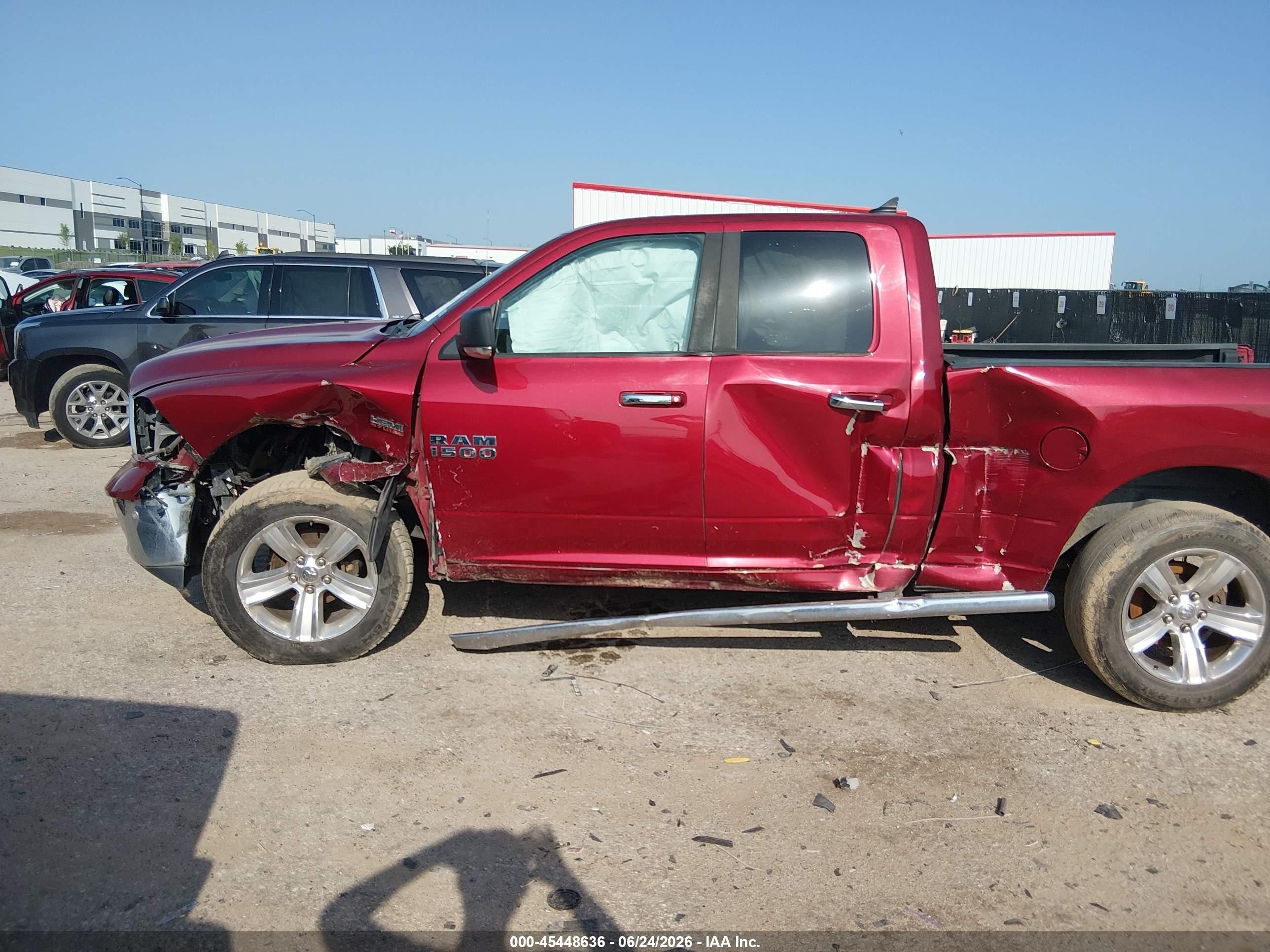 2014 Ram 1500 Lone Star Красный vin: 1C6RR6GT8ES458601