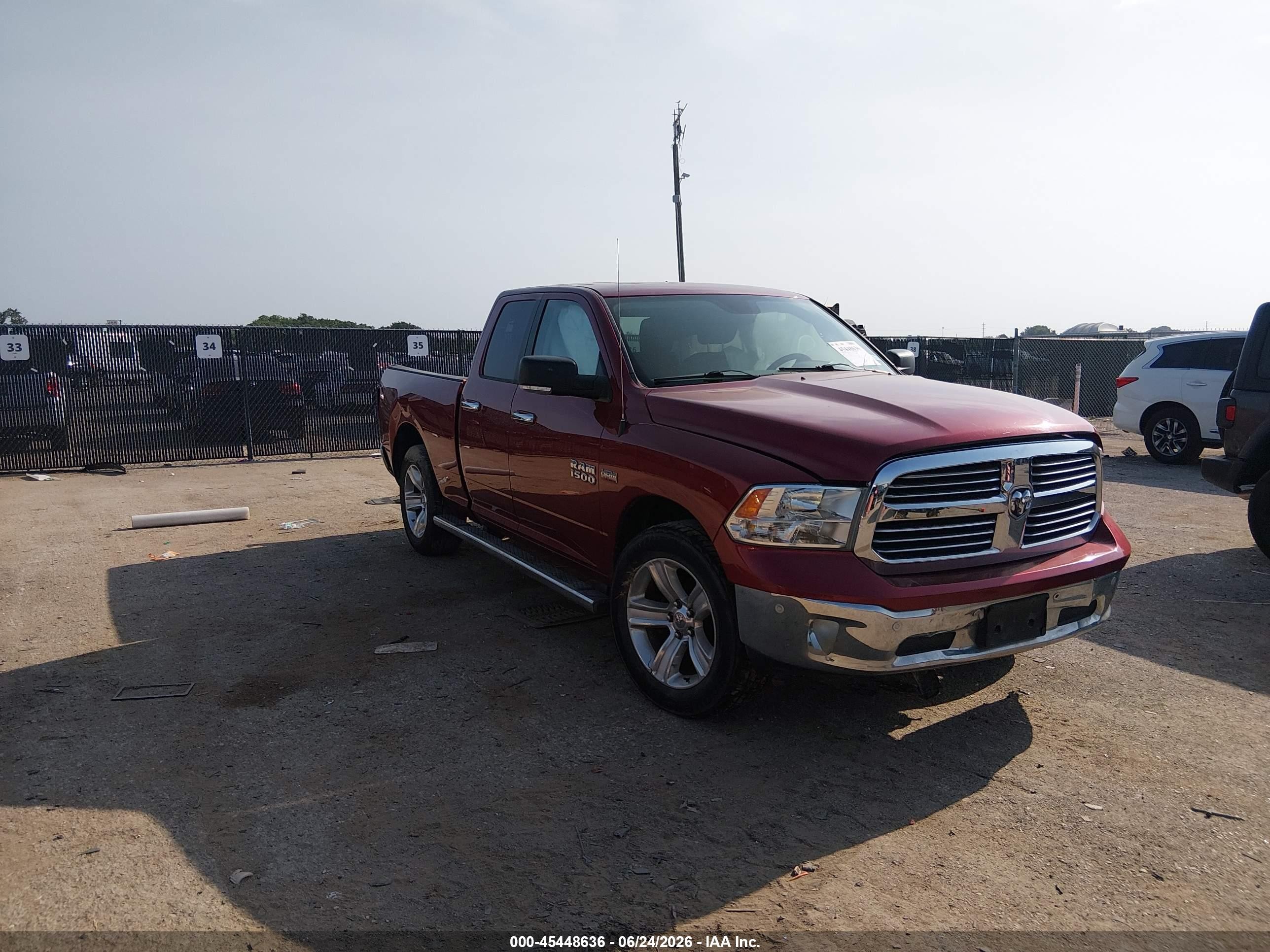 2014 Ram 1500 Lone Star Красный vin: 1C6RR6GT8ES458601
