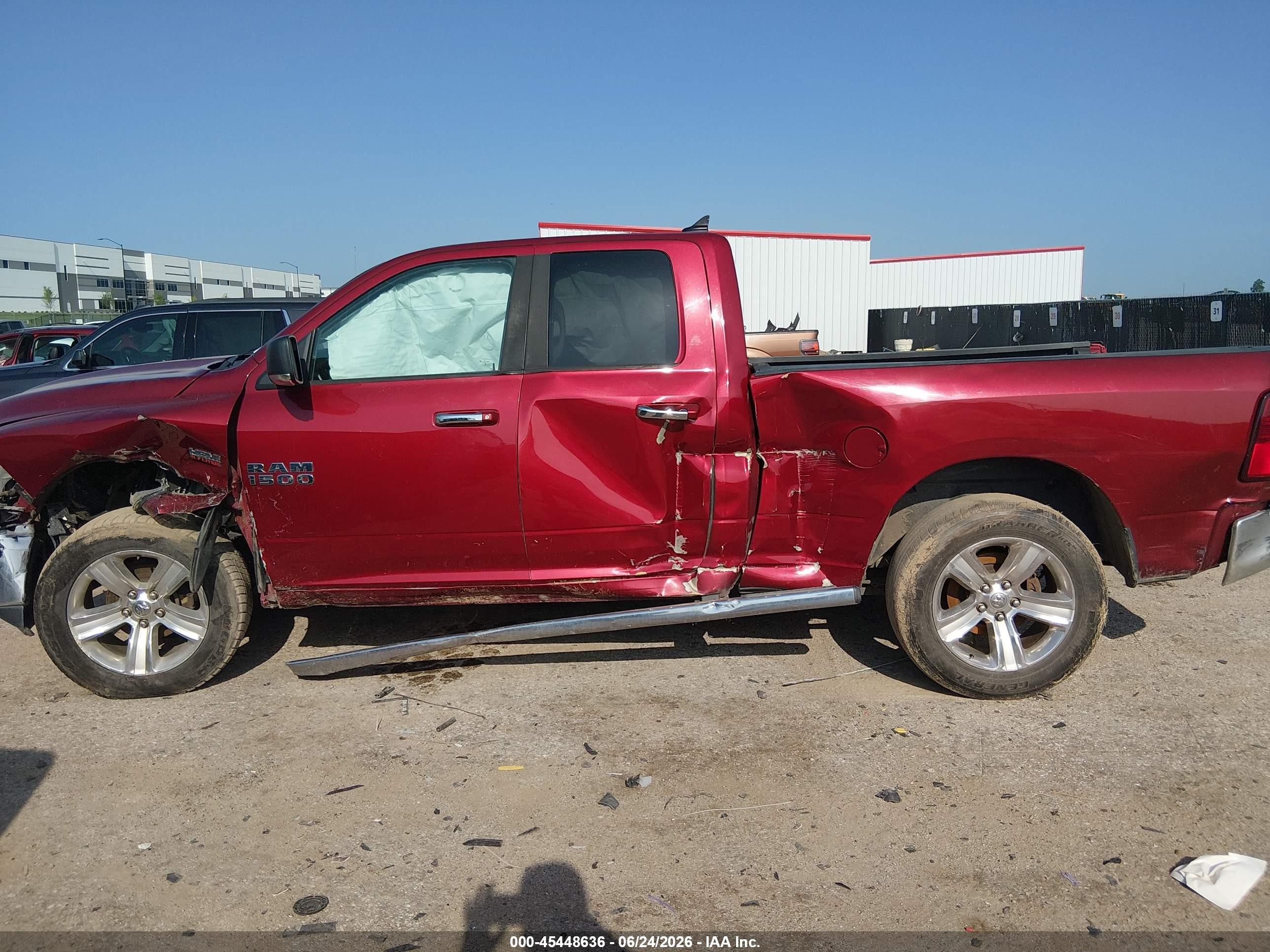 2014 Ram 1500 Lone Star Красный vin: 1C6RR6GT8ES458601
