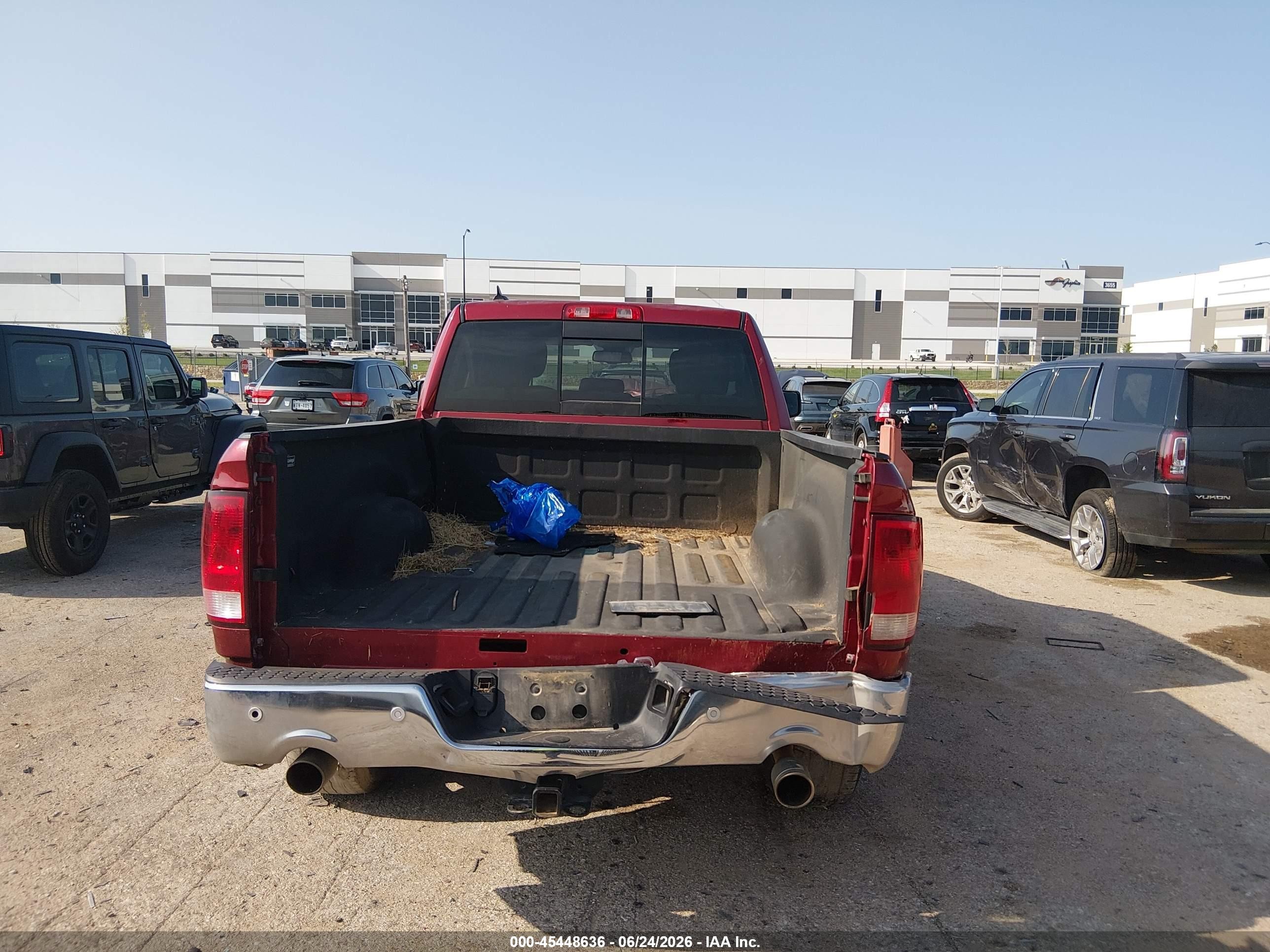2014 Ram 1500 Lone Star Красный vin: 1C6RR6GT8ES458601
