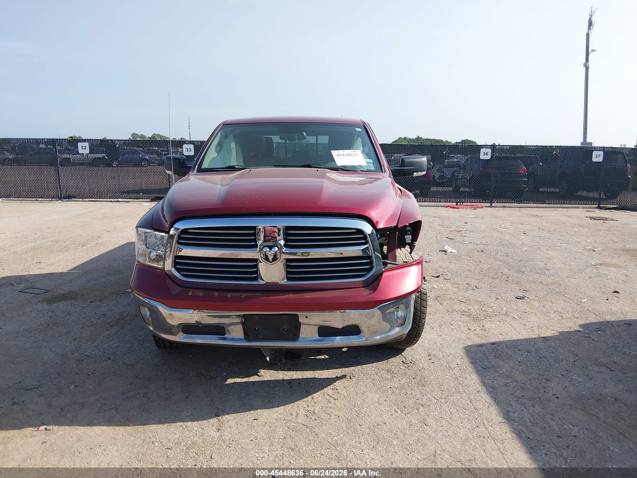 2014 Ram 1500 Lone Star Красный vin: 1C6RR6GT8ES458601