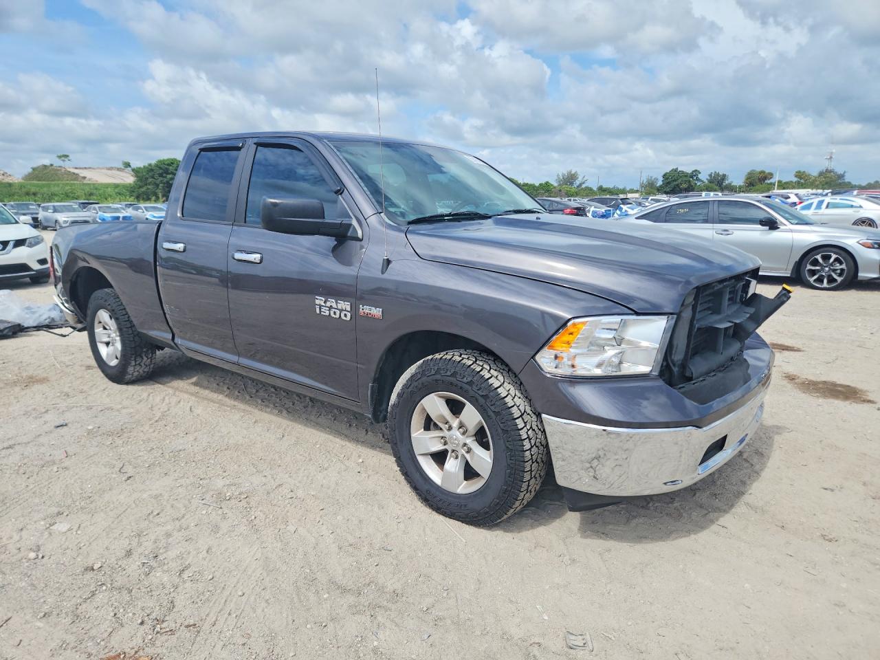 2015 Ram 1500 Slt Gray vin: 1C6RR6GT8FS553130