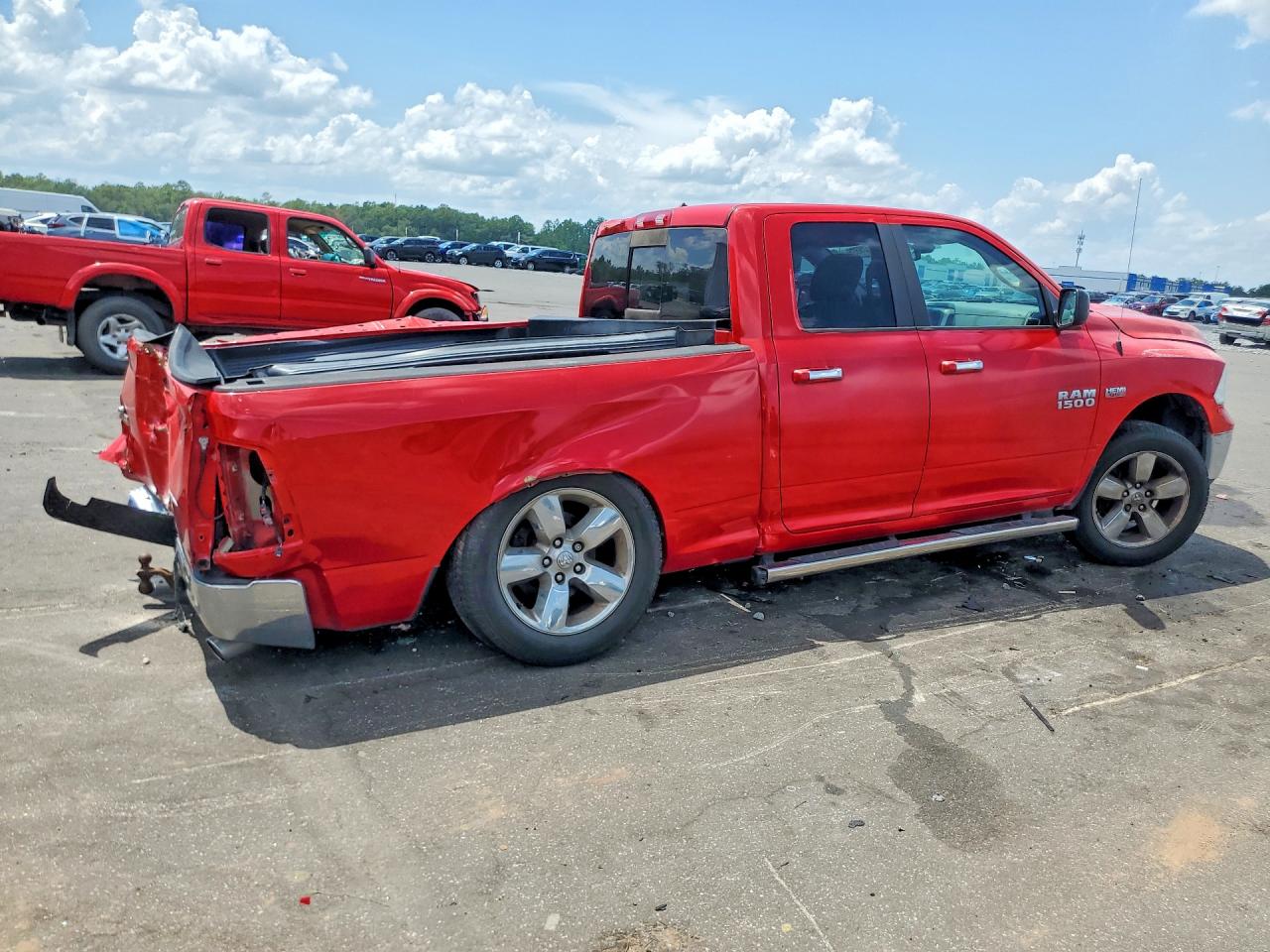 2014 Ram 1500 Slt Красный vin: 1C6RR6GT9ES345031