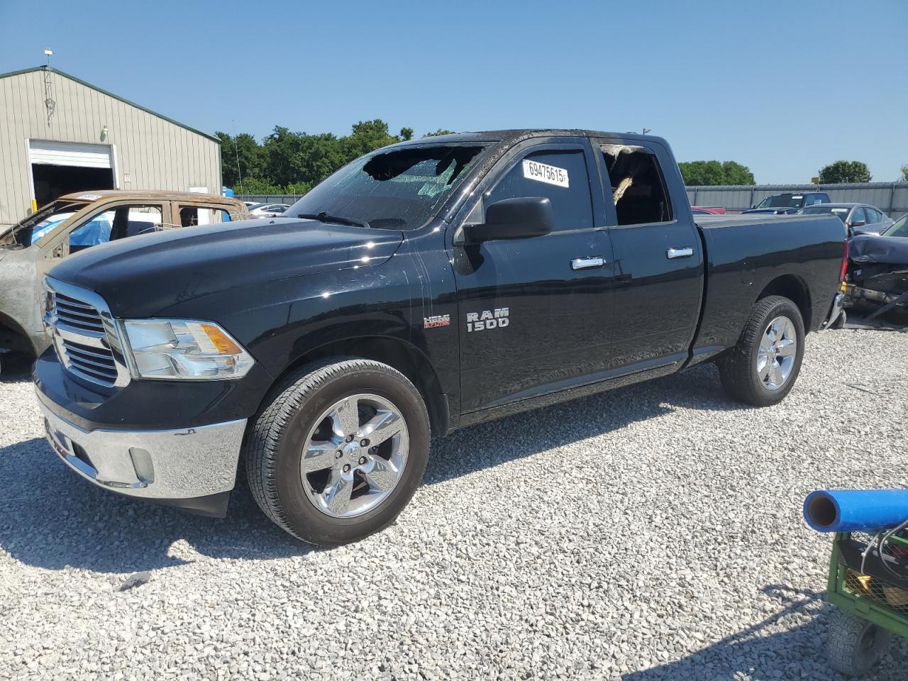 2015 Ram 1500 Slt Черный vin: 1C6RR6GT9FS569448