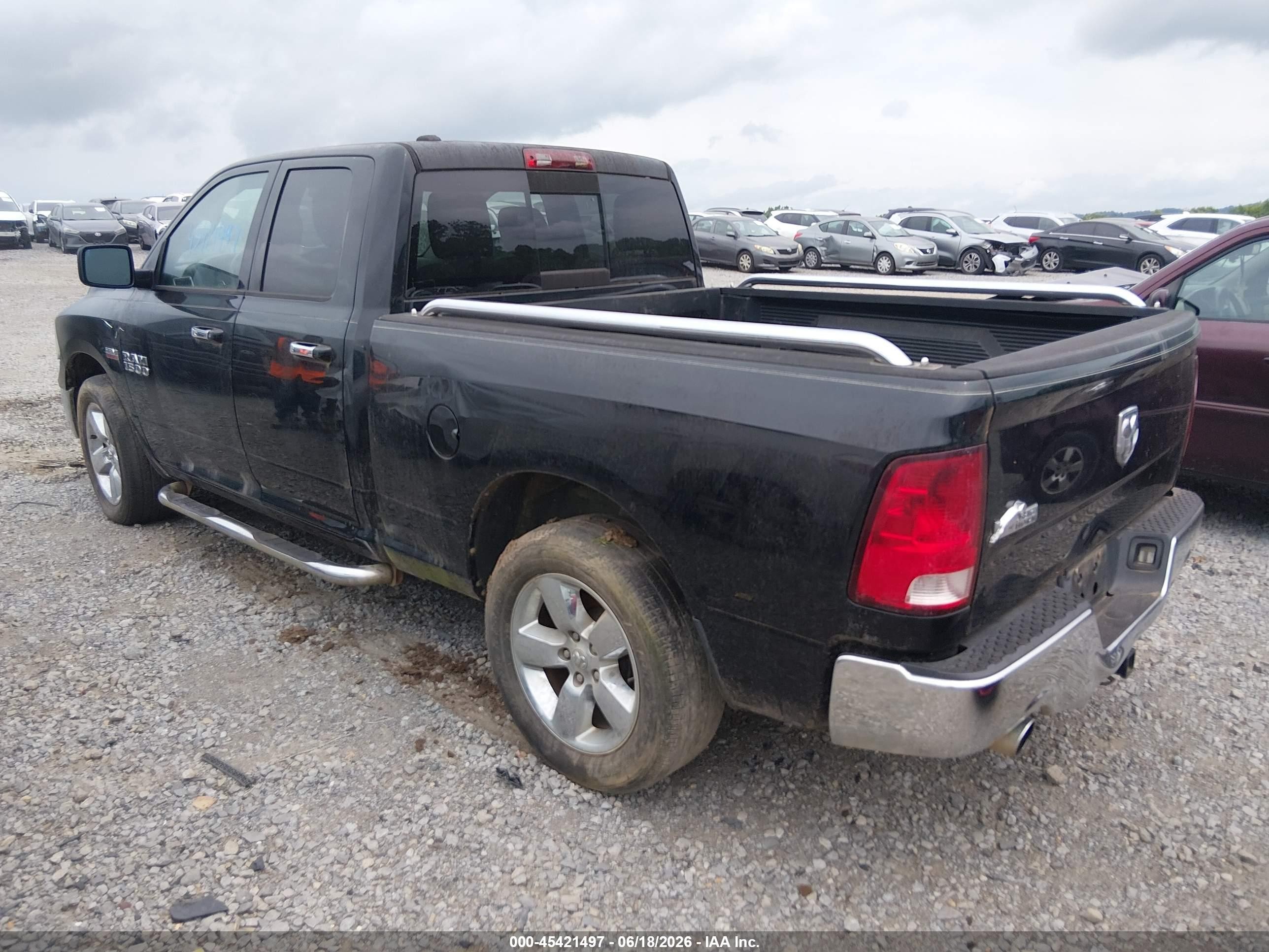 2013 Ram 1500 Big Horn Black vin: 1C6RR6GTXDS679521