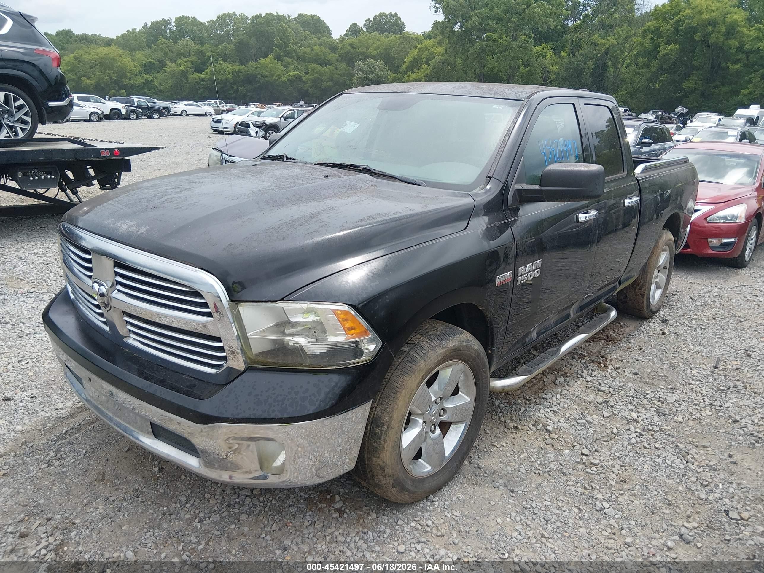 2013 Ram 1500 Big Horn Black vin: 1C6RR6GTXDS679521