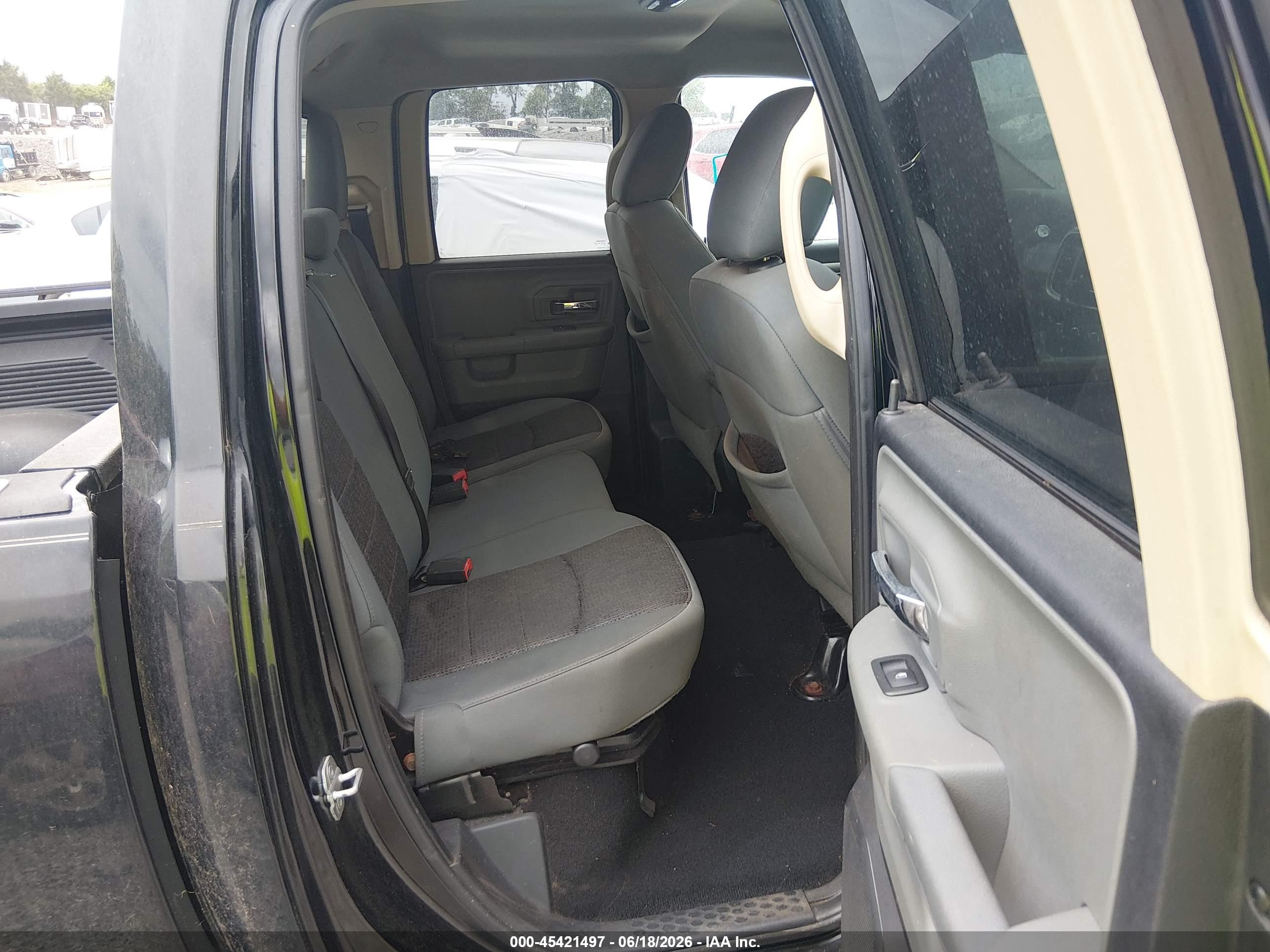 2013 Ram 1500 Big Horn Black vin: 1C6RR6GTXDS679521
