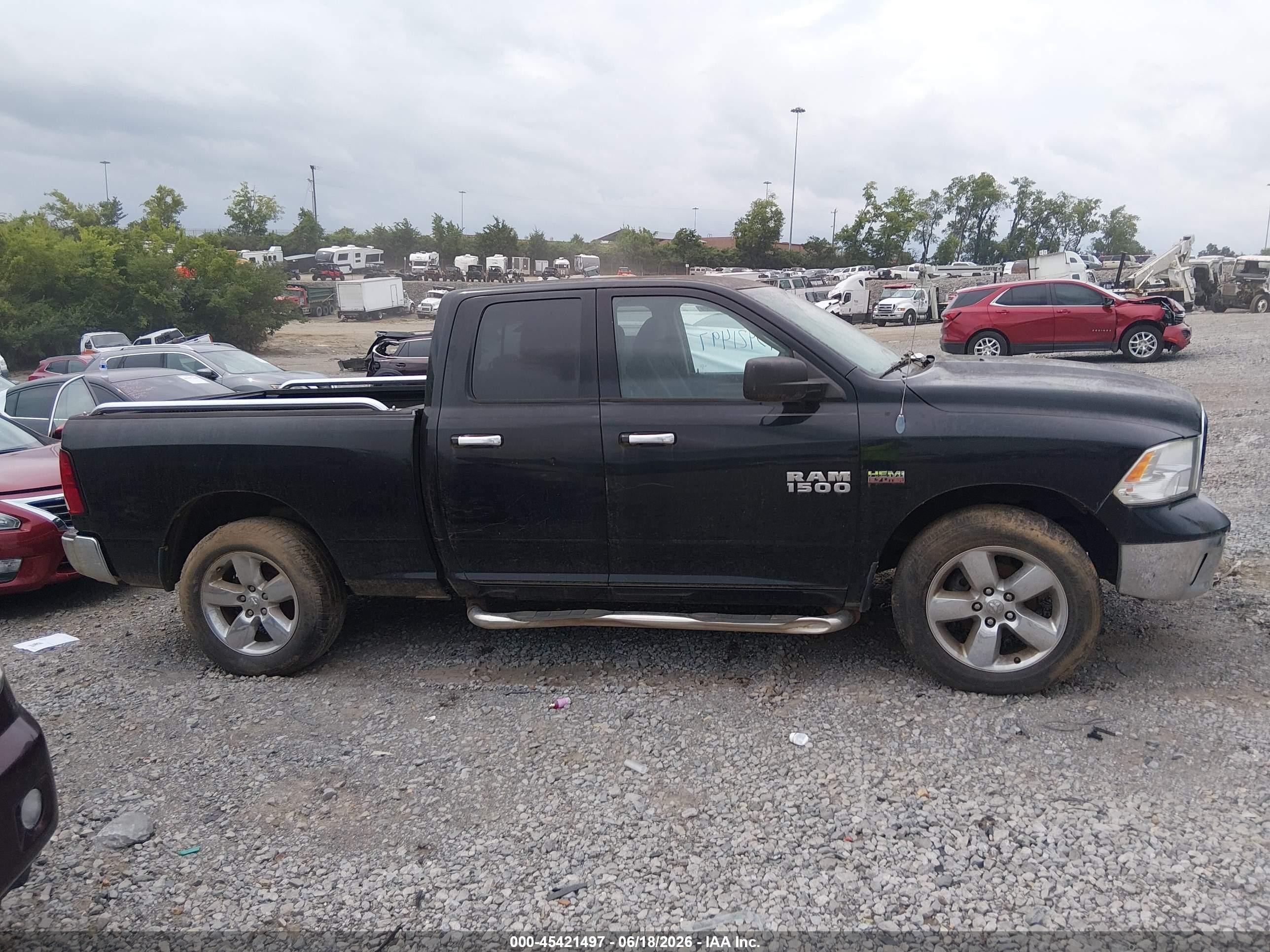 2013 Ram 1500 Big Horn Black vin: 1C6RR6GTXDS679521