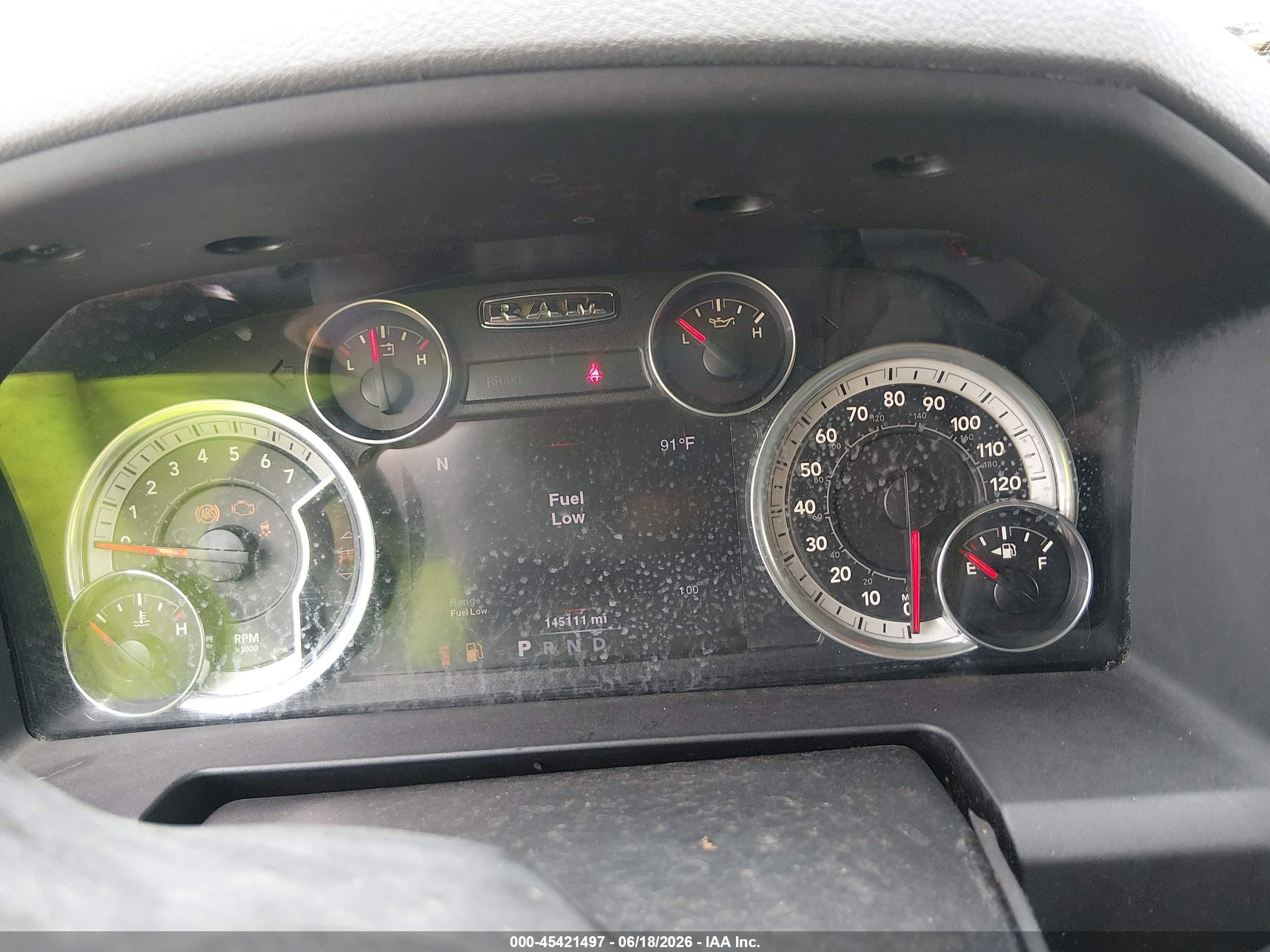 2013 Ram 1500 Big Horn Black vin: 1C6RR6GTXDS679521