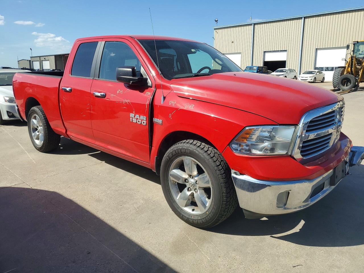2014 Ram 1500 Slt Красный vin: 1C6RR6GTXES180610