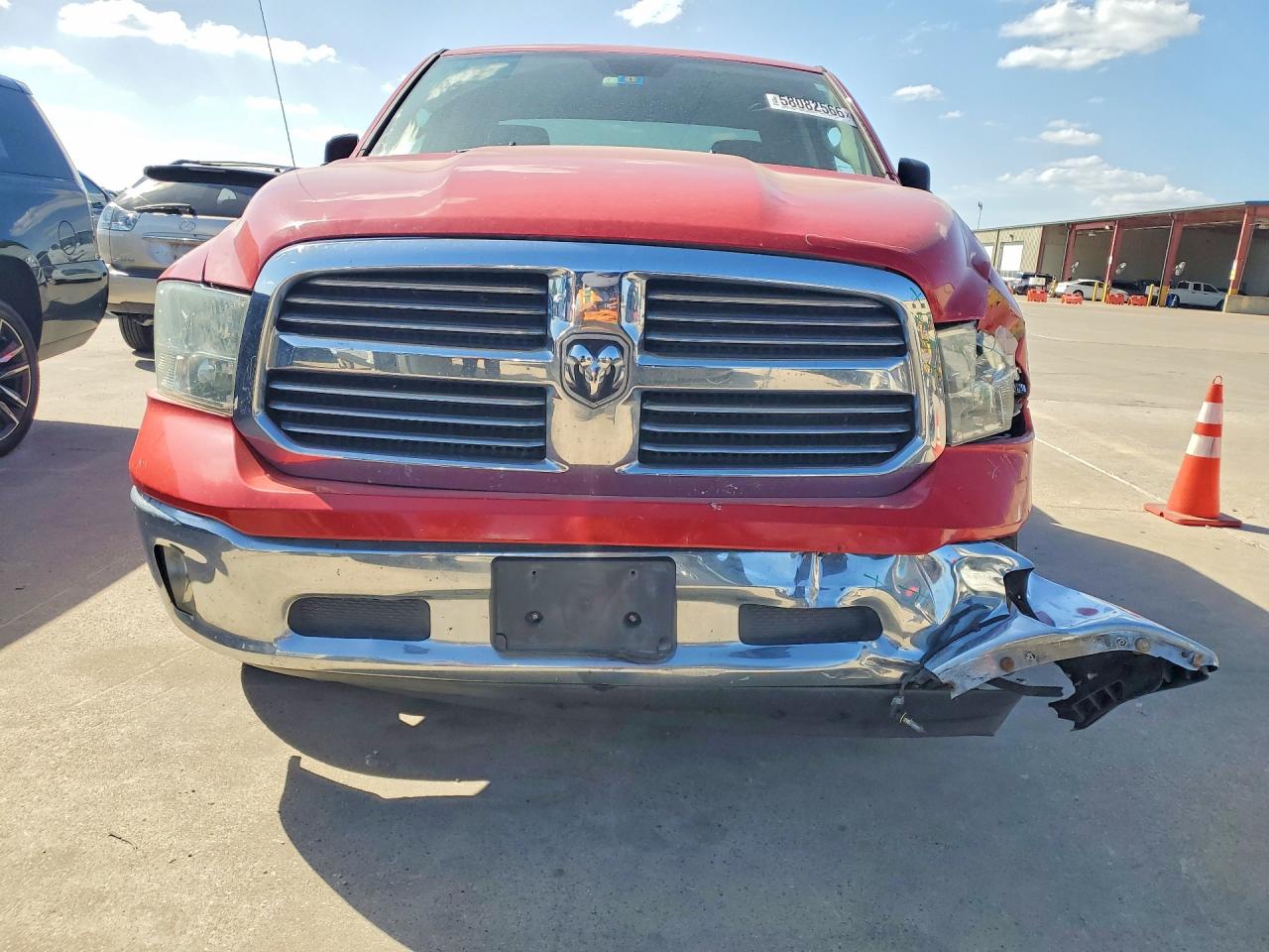 2014 Ram 1500 Slt Красный vin: 1C6RR6GTXES180610