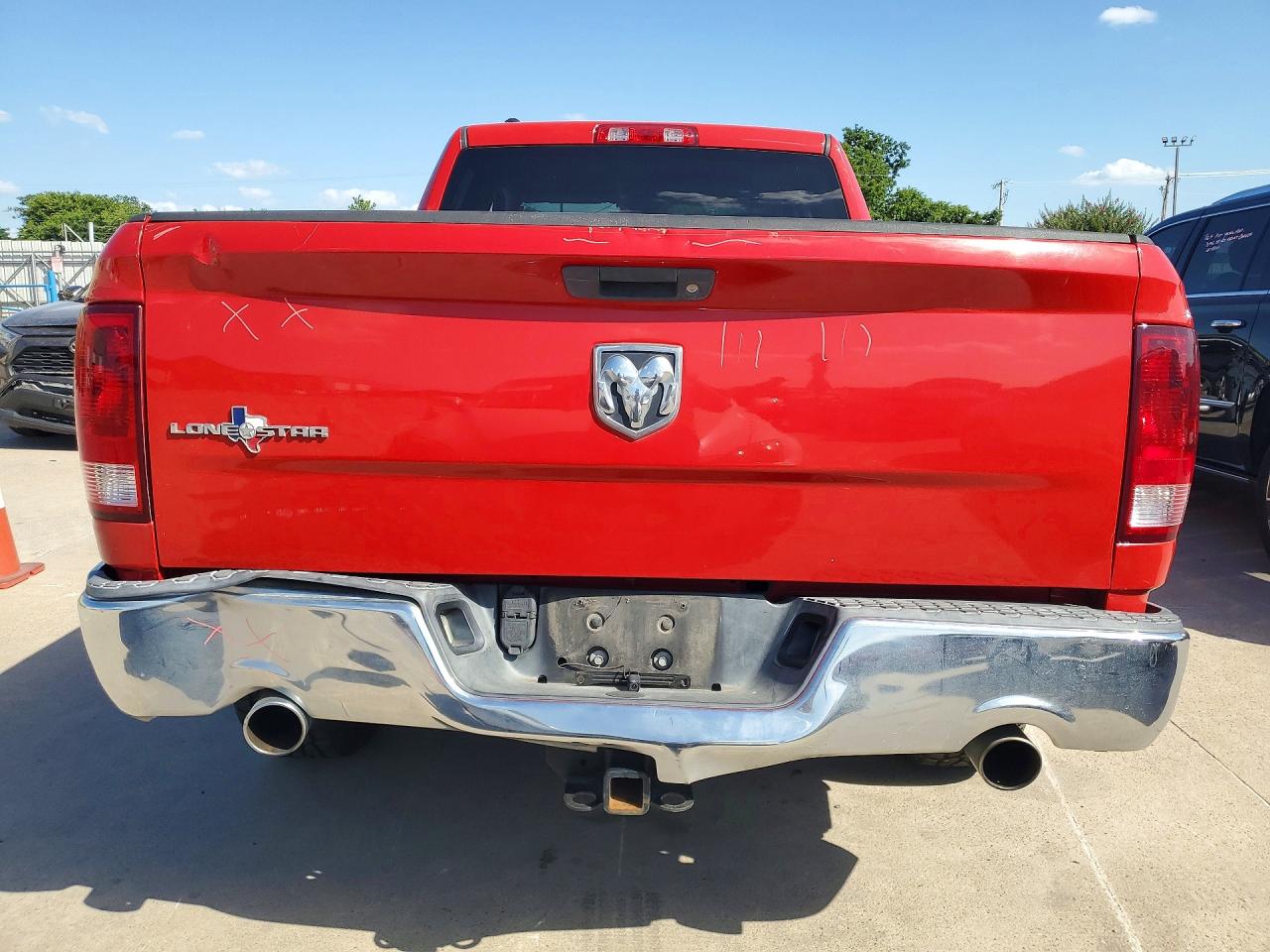 2014 Ram 1500 Slt Красный vin: 1C6RR6GTXES180610
