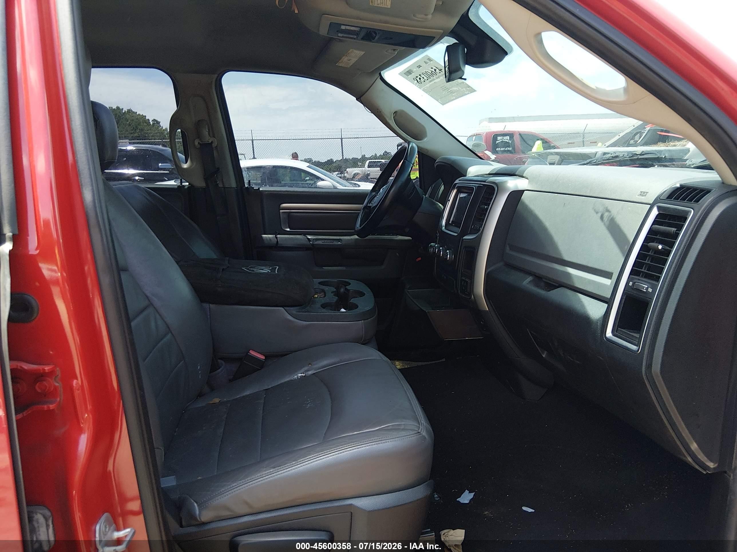 2014 Ram 1500 Big Horn Red vin: 1C6RR6GTXES298477