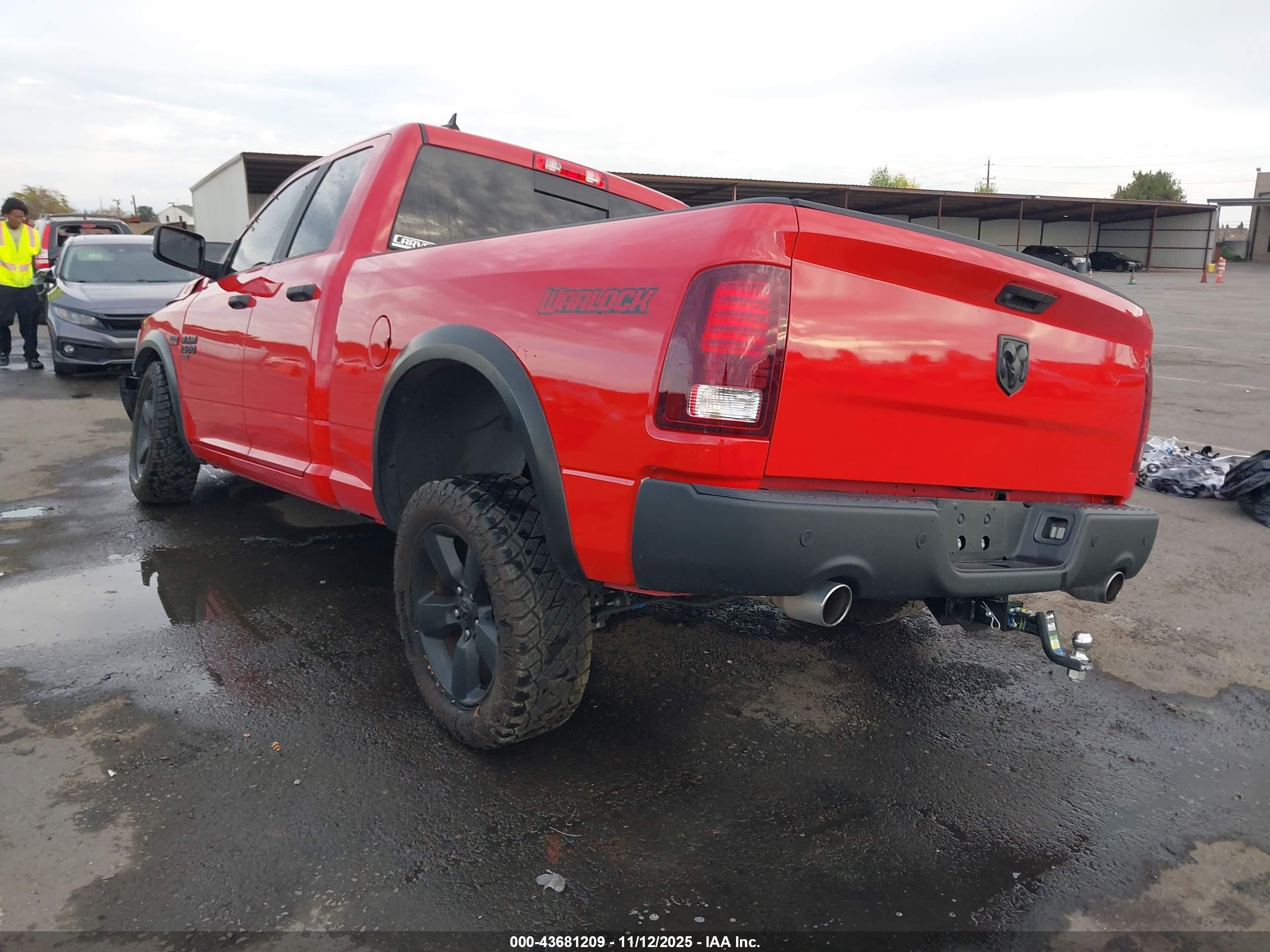2020 Ram 1500 Classic Warlock  4x2 6'4 Box Red vin: 1C6RR6GTXLS105919