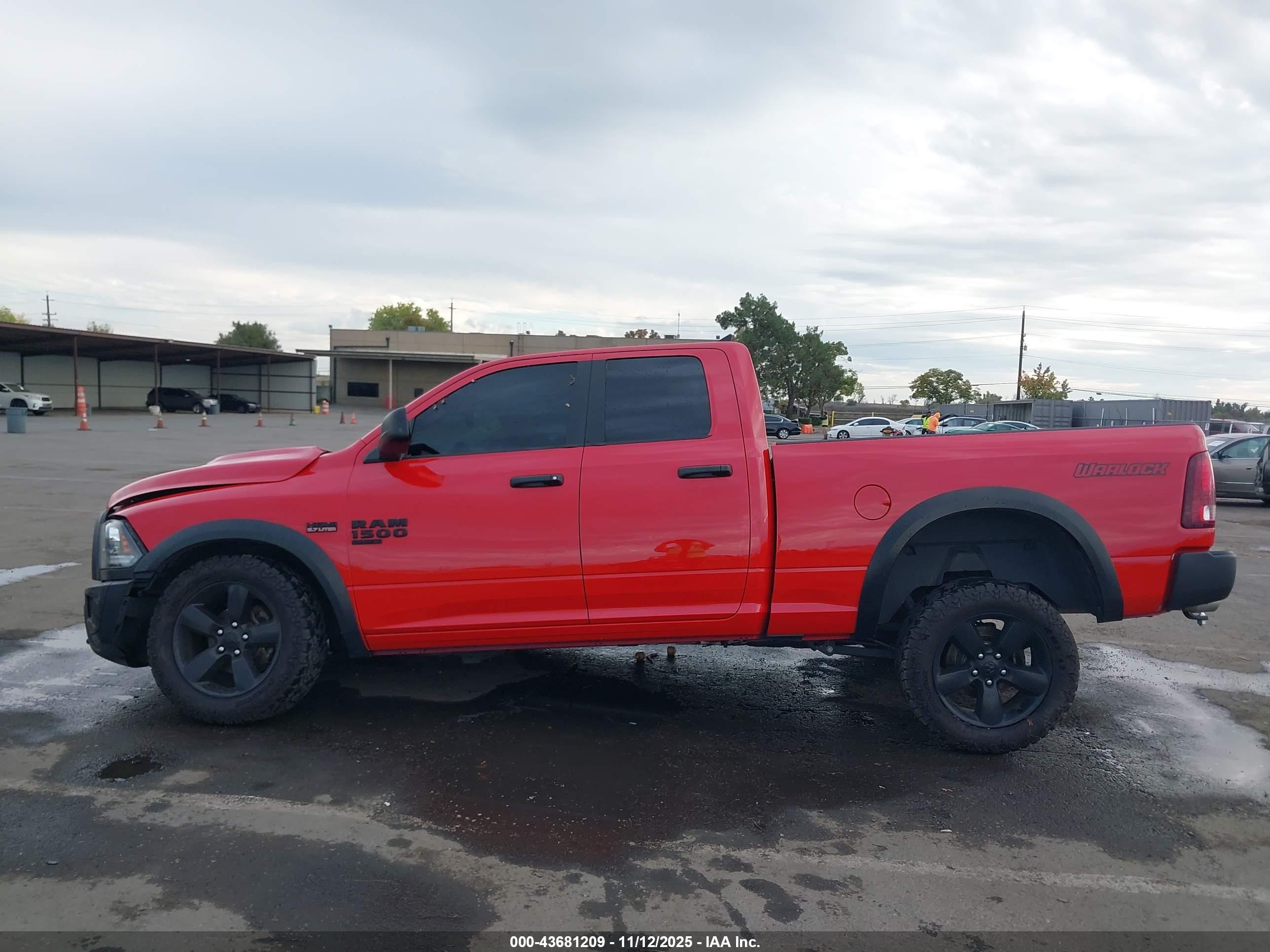 2020 Ram 1500 Classic Warlock  4x2 6'4 Box Red vin: 1C6RR6GTXLS105919