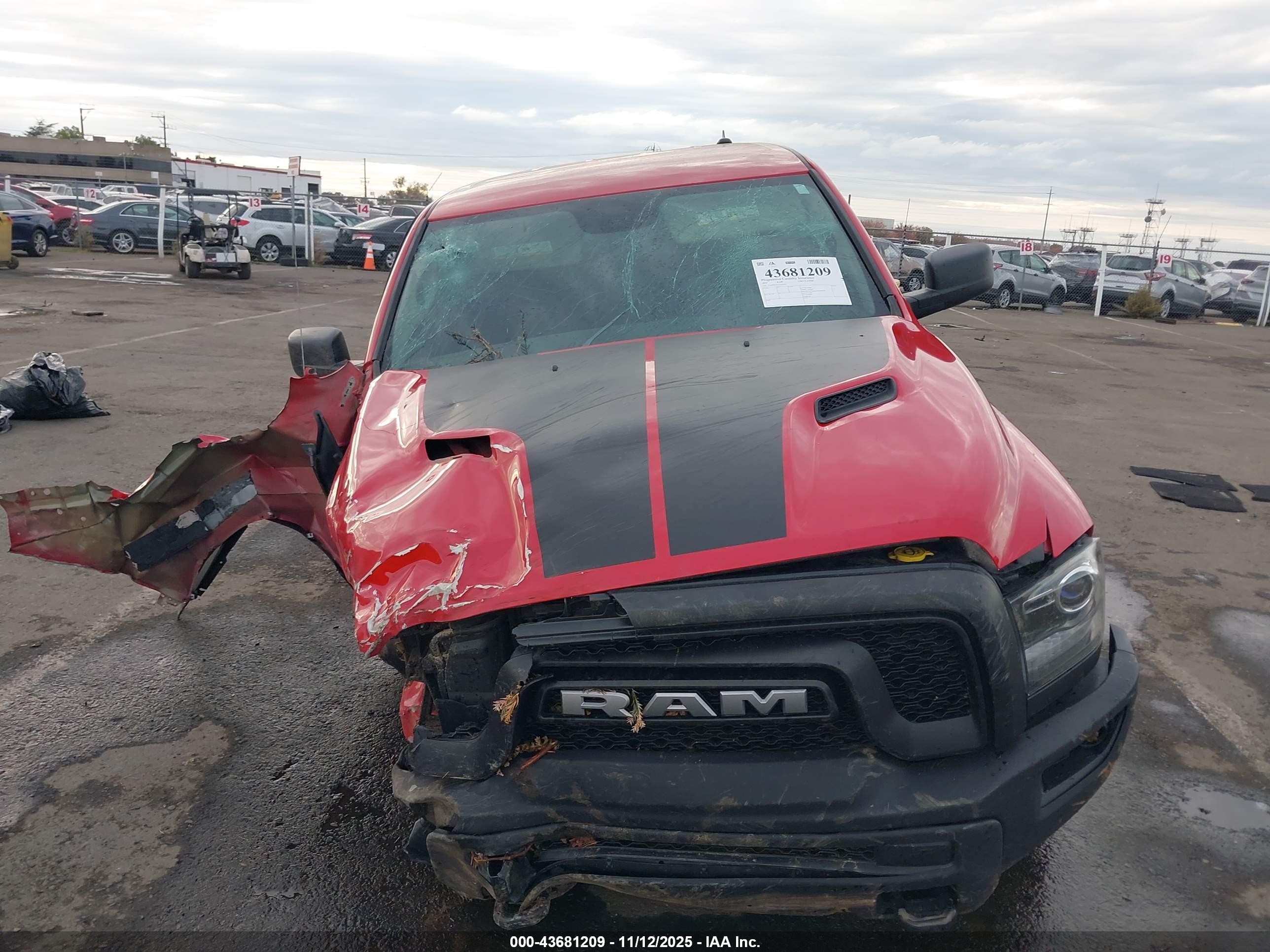 2020 Ram 1500 Classic Warlock  4x2 6'4 Box Red vin: 1C6RR6GTXLS105919