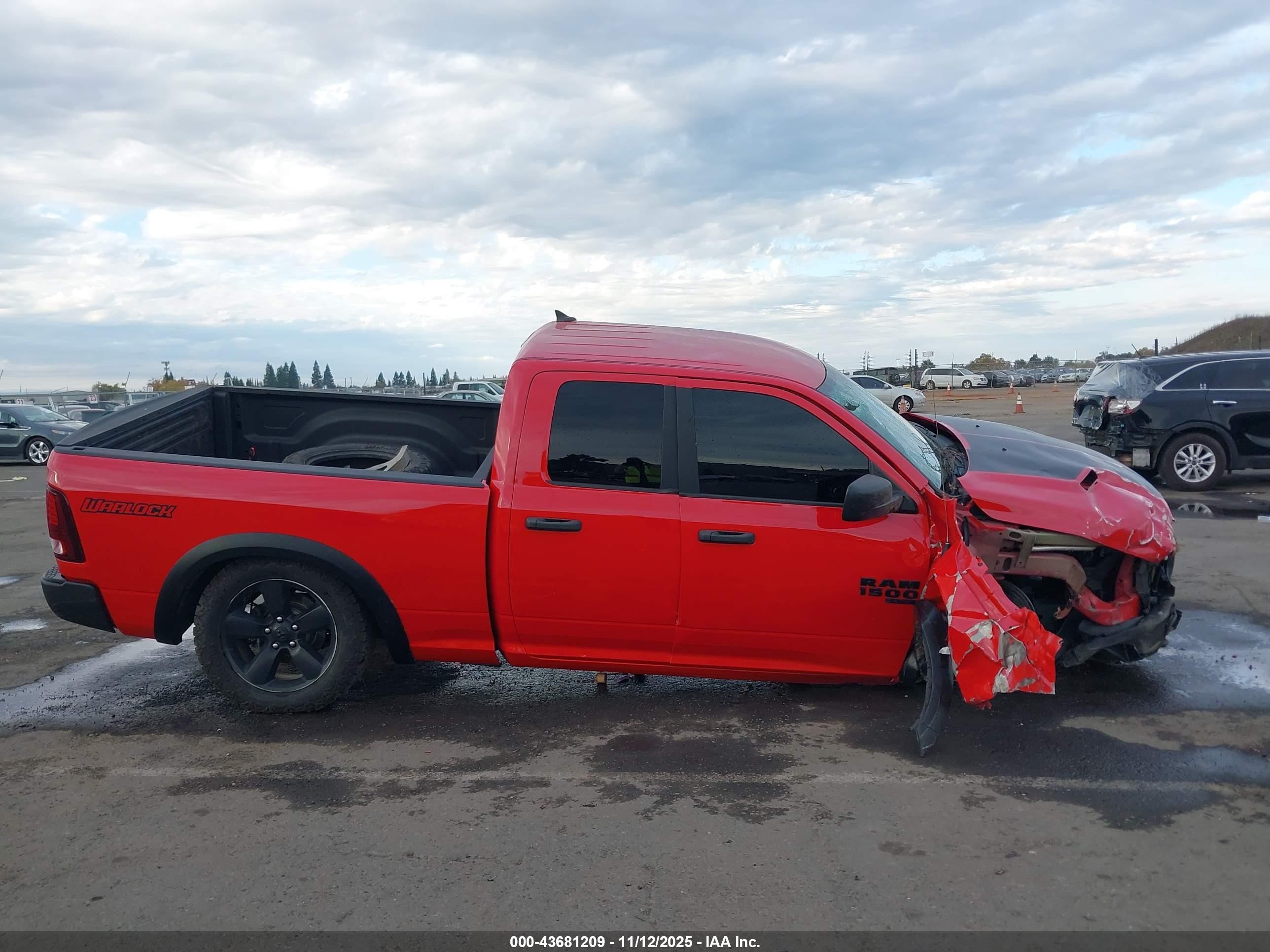 2020 Ram 1500 Classic Warlock  4x2 6'4 Box Red vin: 1C6RR6GTXLS105919