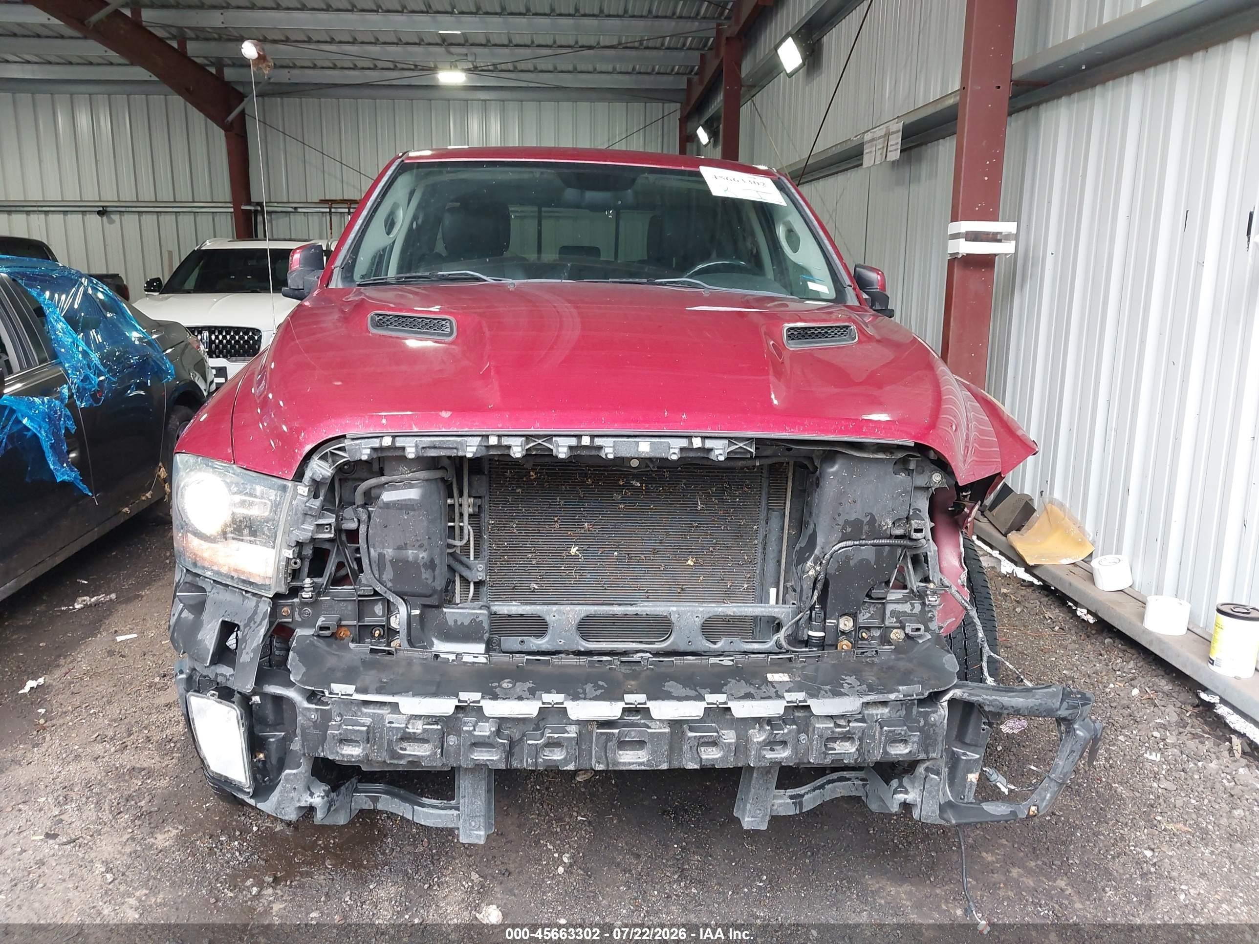 2013 Ram 1500 Sport Red vin: 1C6RR6HT1DS551599