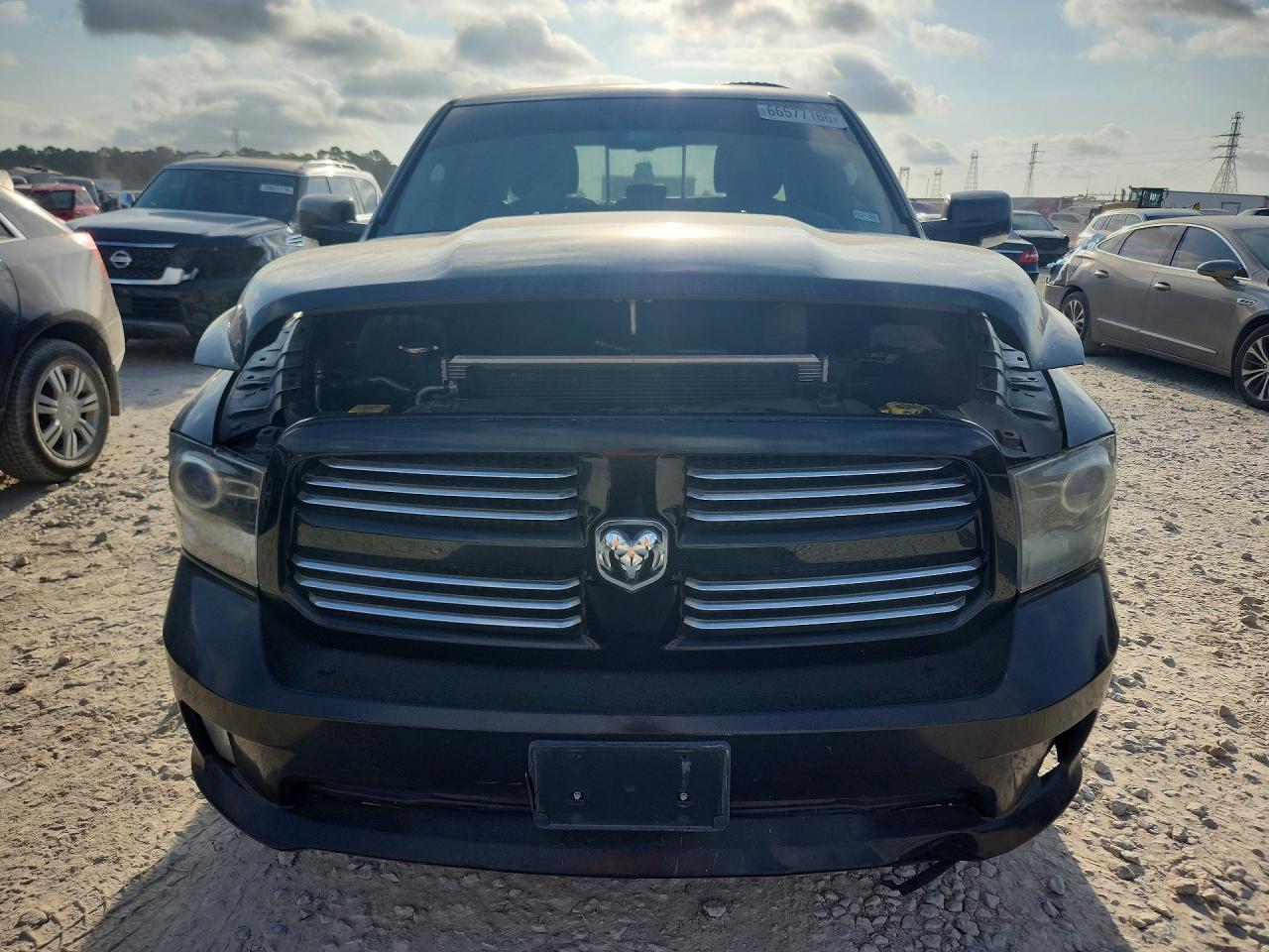 2014 Ram 1500 Sport Black vin: 1C6RR6HT3ES113636