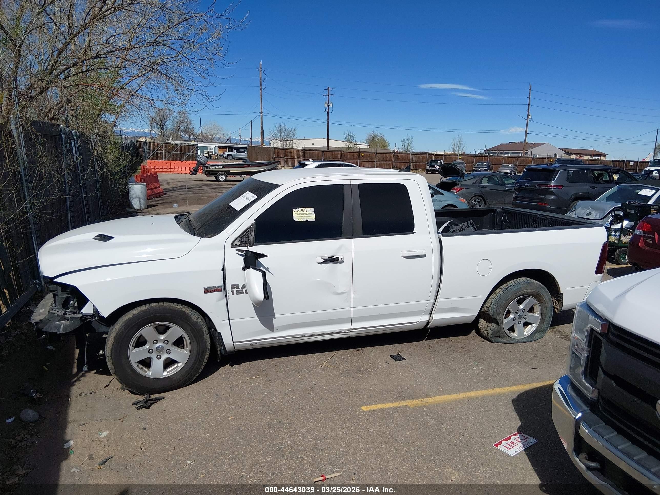 2014 Ram 1500 Sport White vin: 1C6RR6HT3ES170354