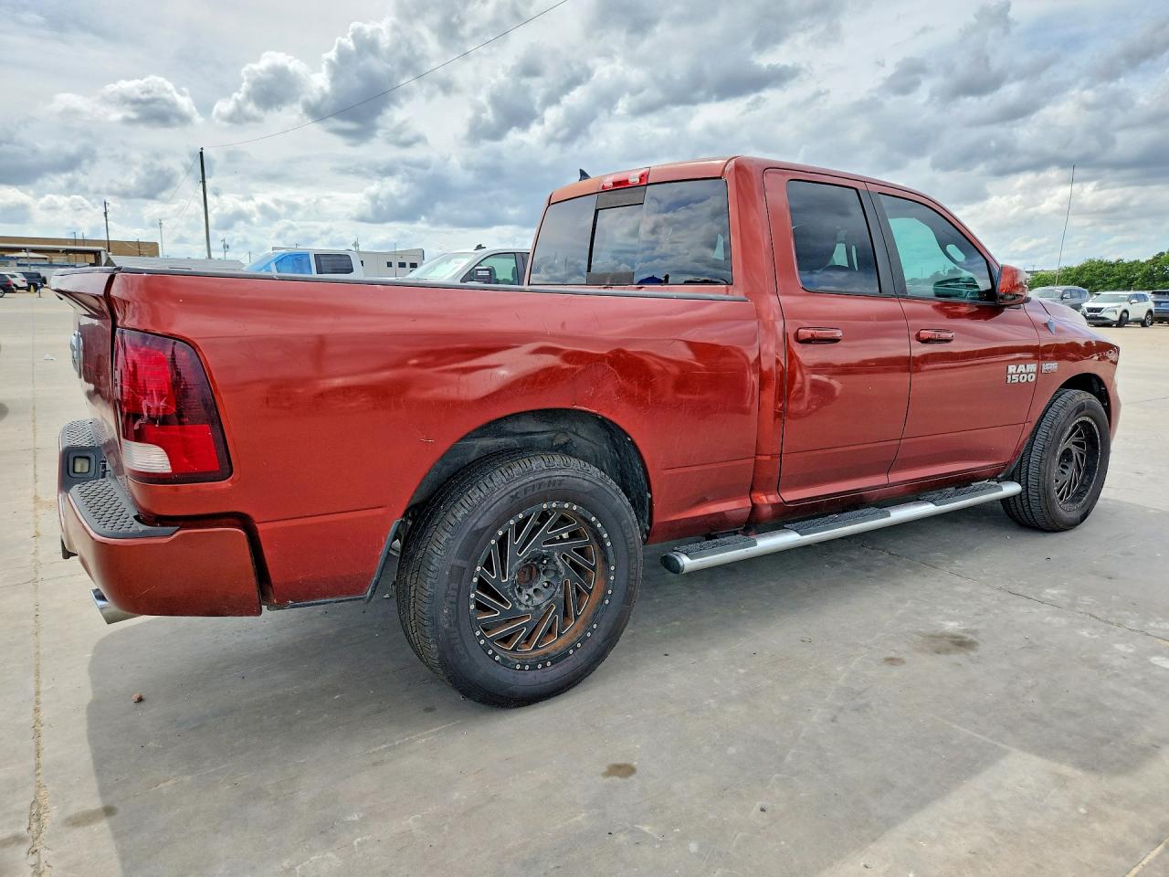 2013 Ram 1500 Sport Orange vin: 1C6RR6HT4DS627526