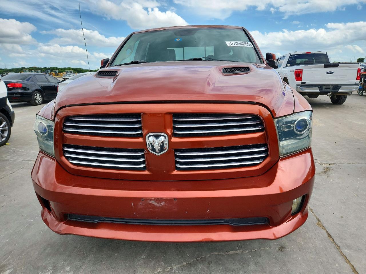 2013 Ram 1500 Sport Orange vin: 1C6RR6HT4DS627526
