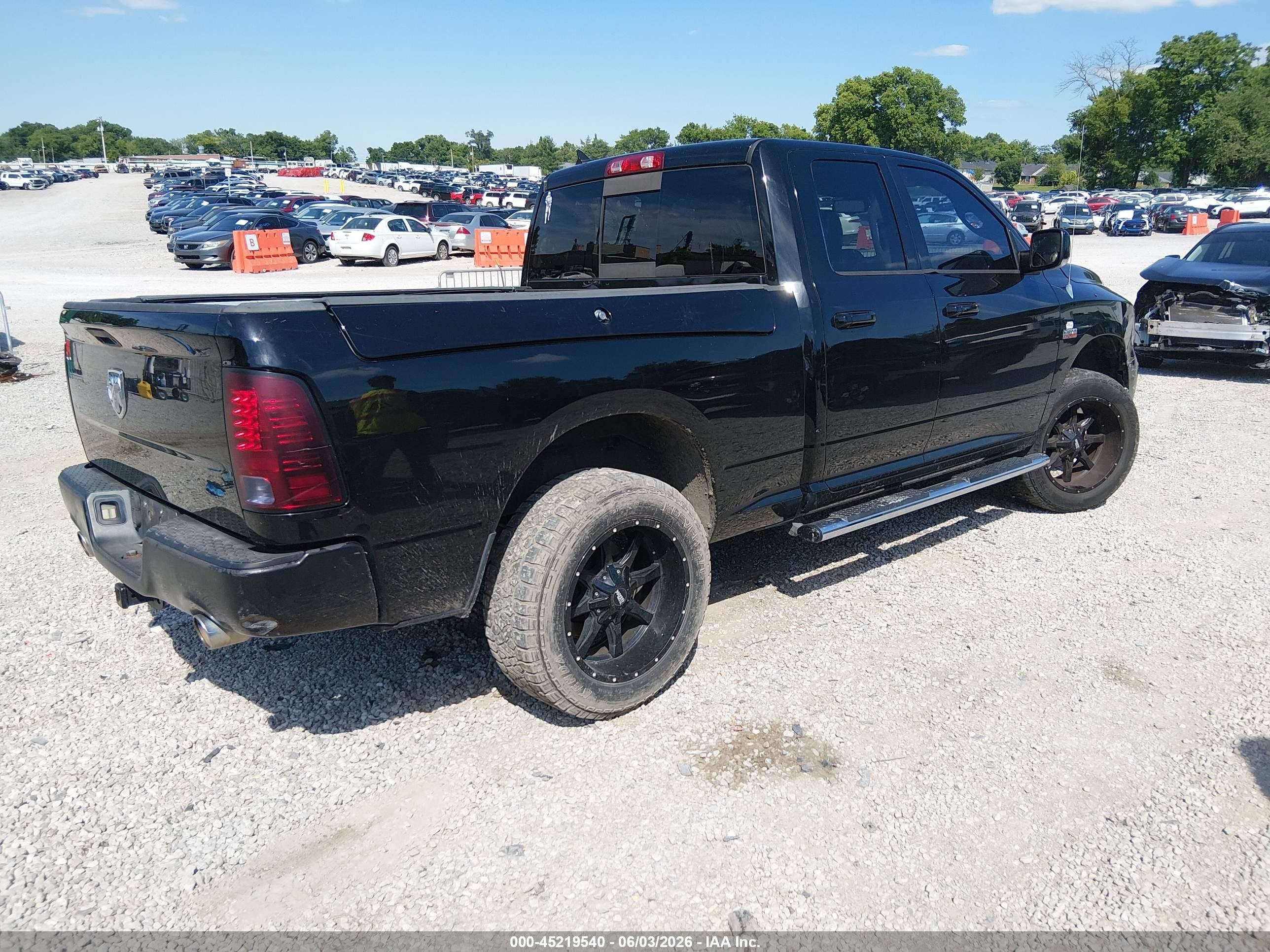 2014 Ram 1500 Sport Black vin: 1C6RR6HT5ES129224
