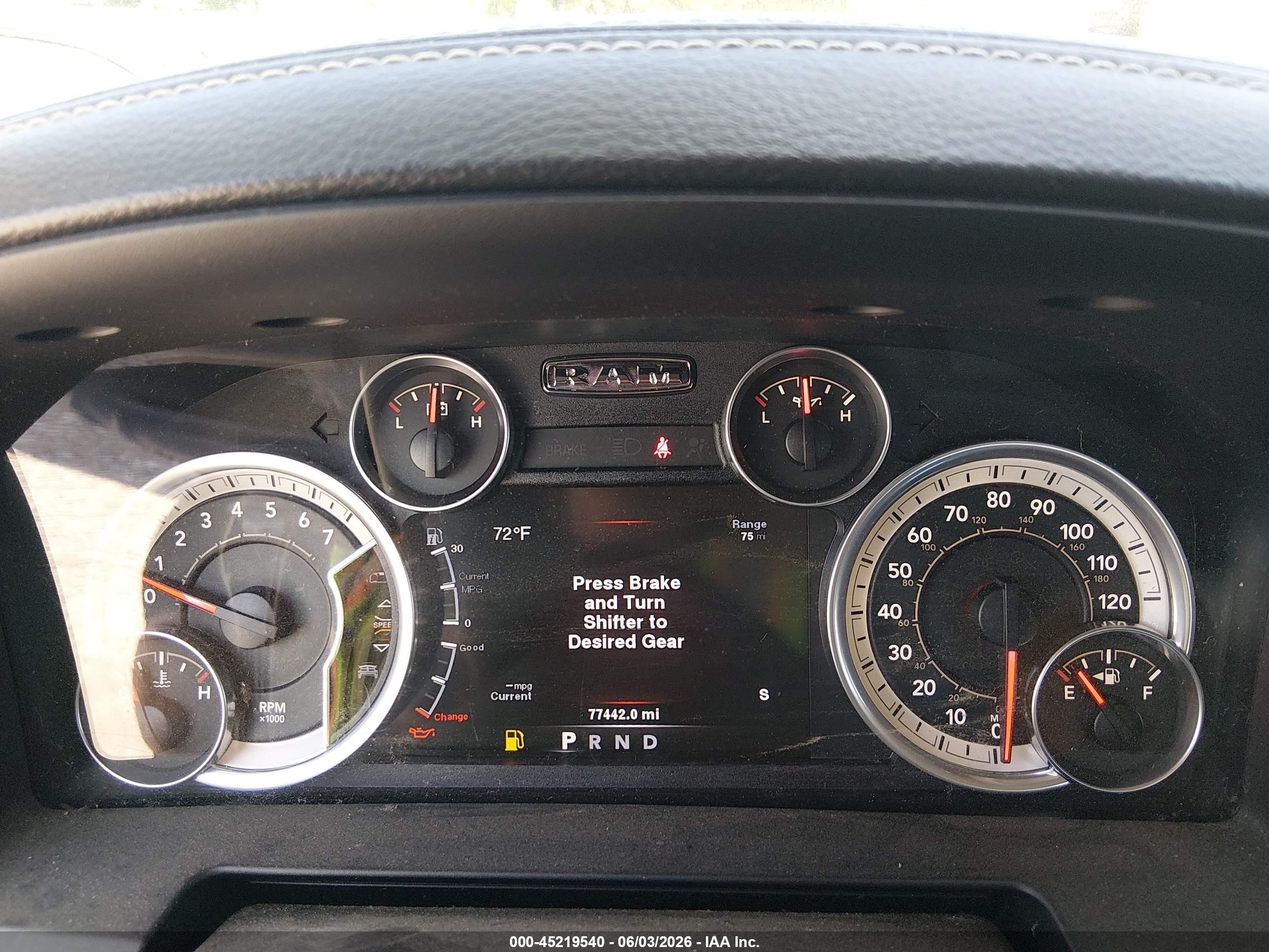2014 Ram 1500 Sport Black vin: 1C6RR6HT5ES129224