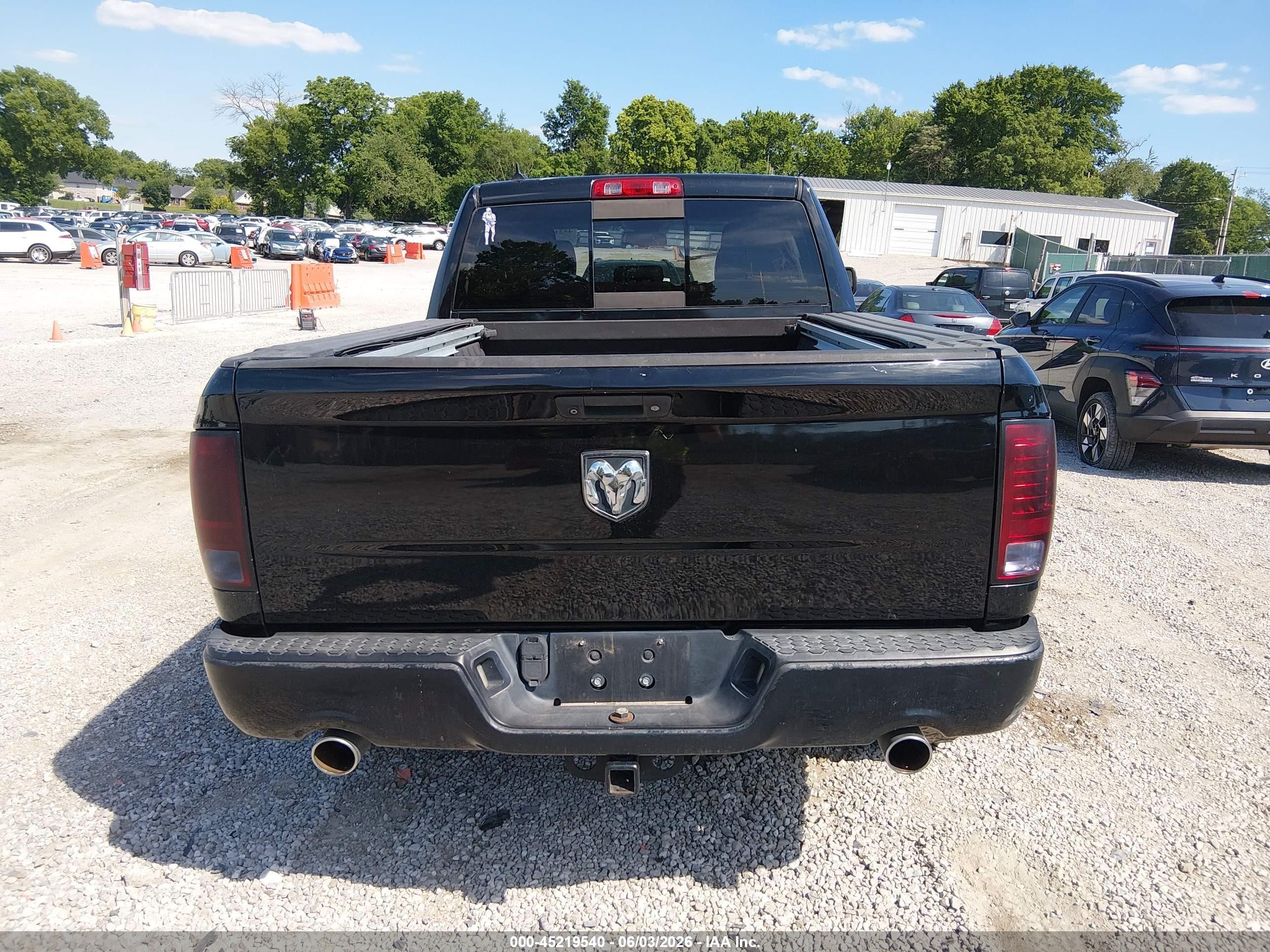 2014 Ram 1500 Sport Black vin: 1C6RR6HT5ES129224