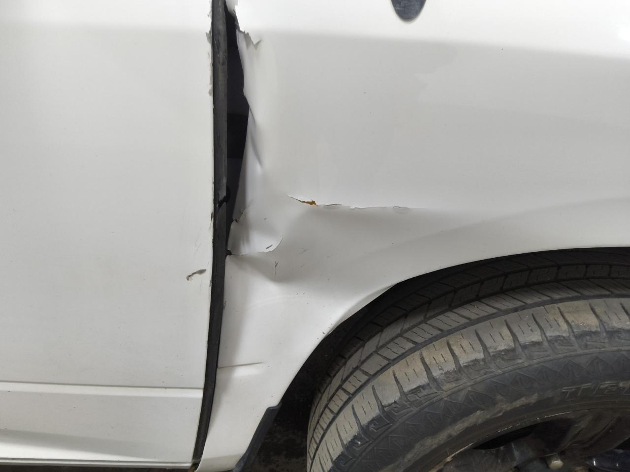 2015 Ram 1500 Sport White vin: 1C6RR6HT5FS661025 Damage: Right Front Fender, Severe Damage, Replacement Required
