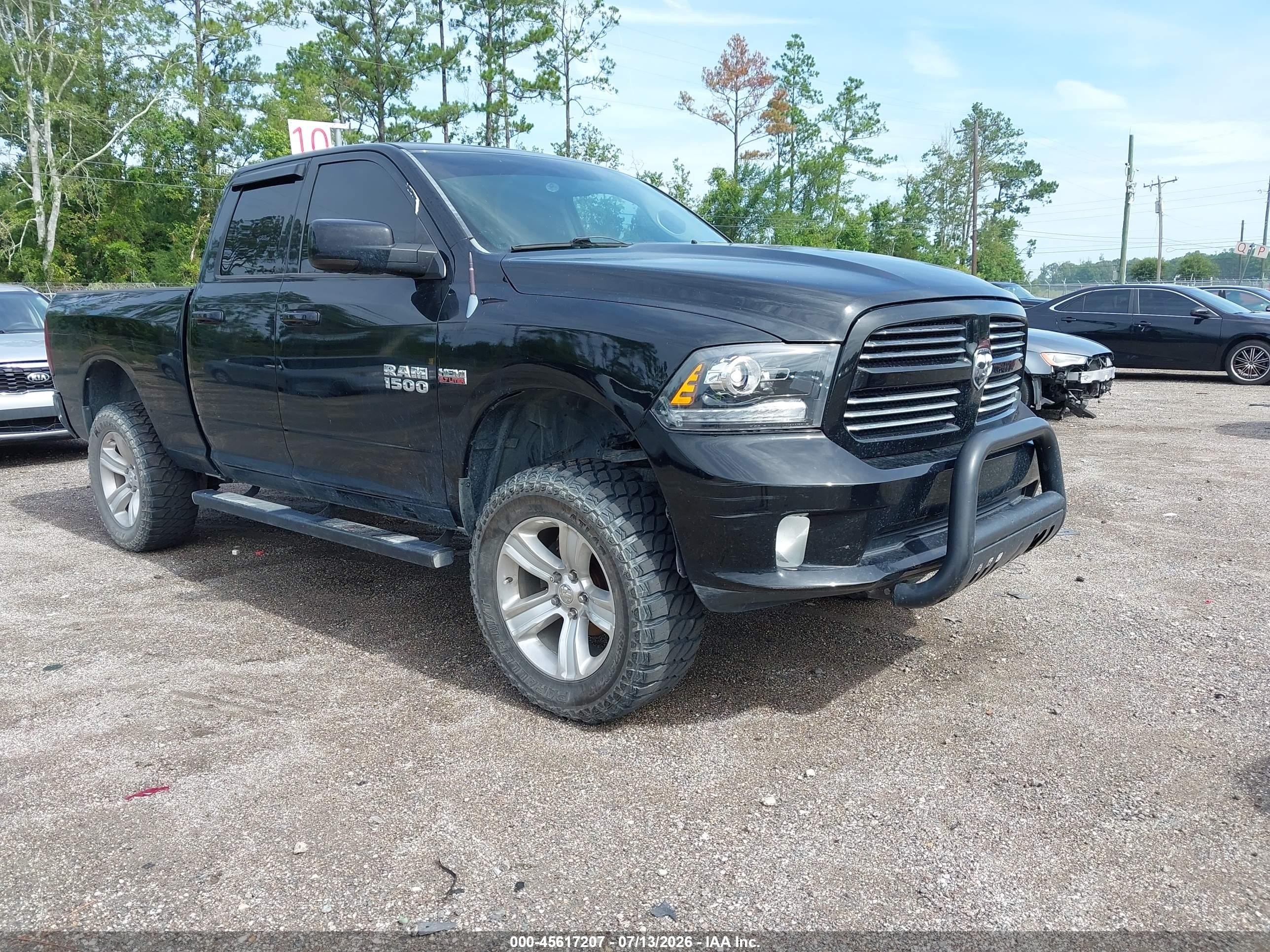 2013 Ram 1500 Sport Black vin: 1C6RR6HT8DS644667