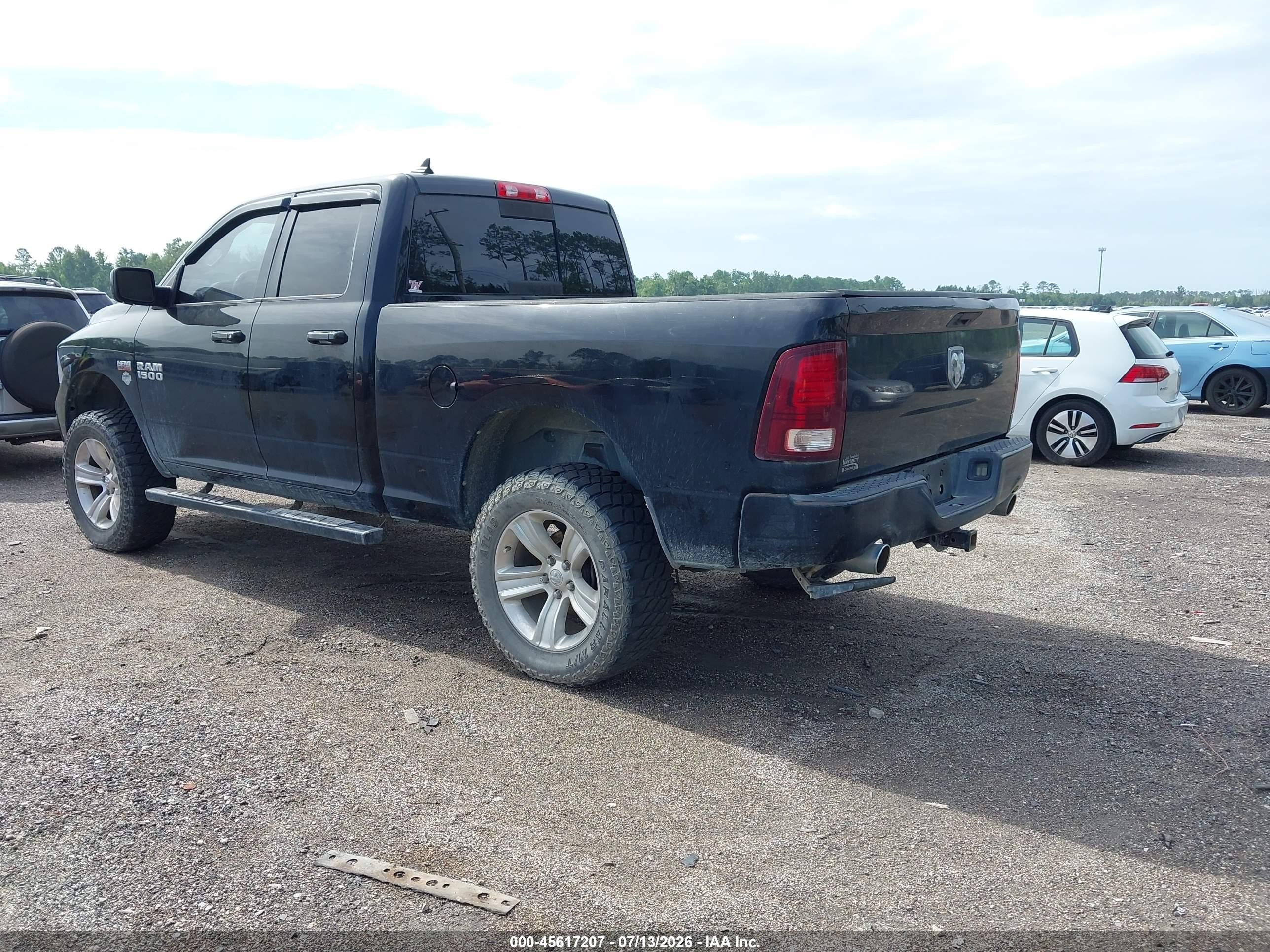 2013 Ram 1500 Sport Black vin: 1C6RR6HT8DS644667