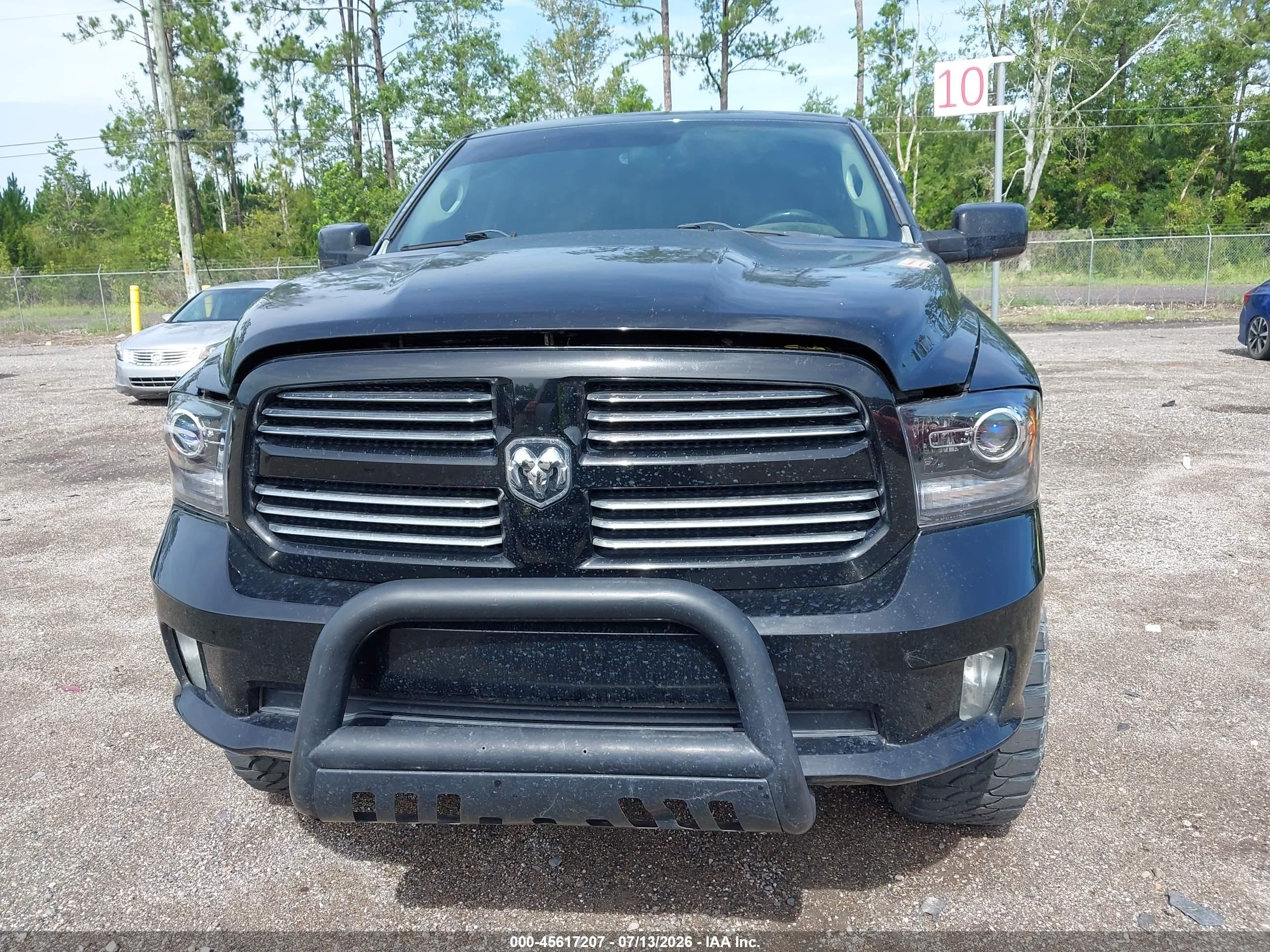 2013 Ram 1500 Sport Black vin: 1C6RR6HT8DS644667