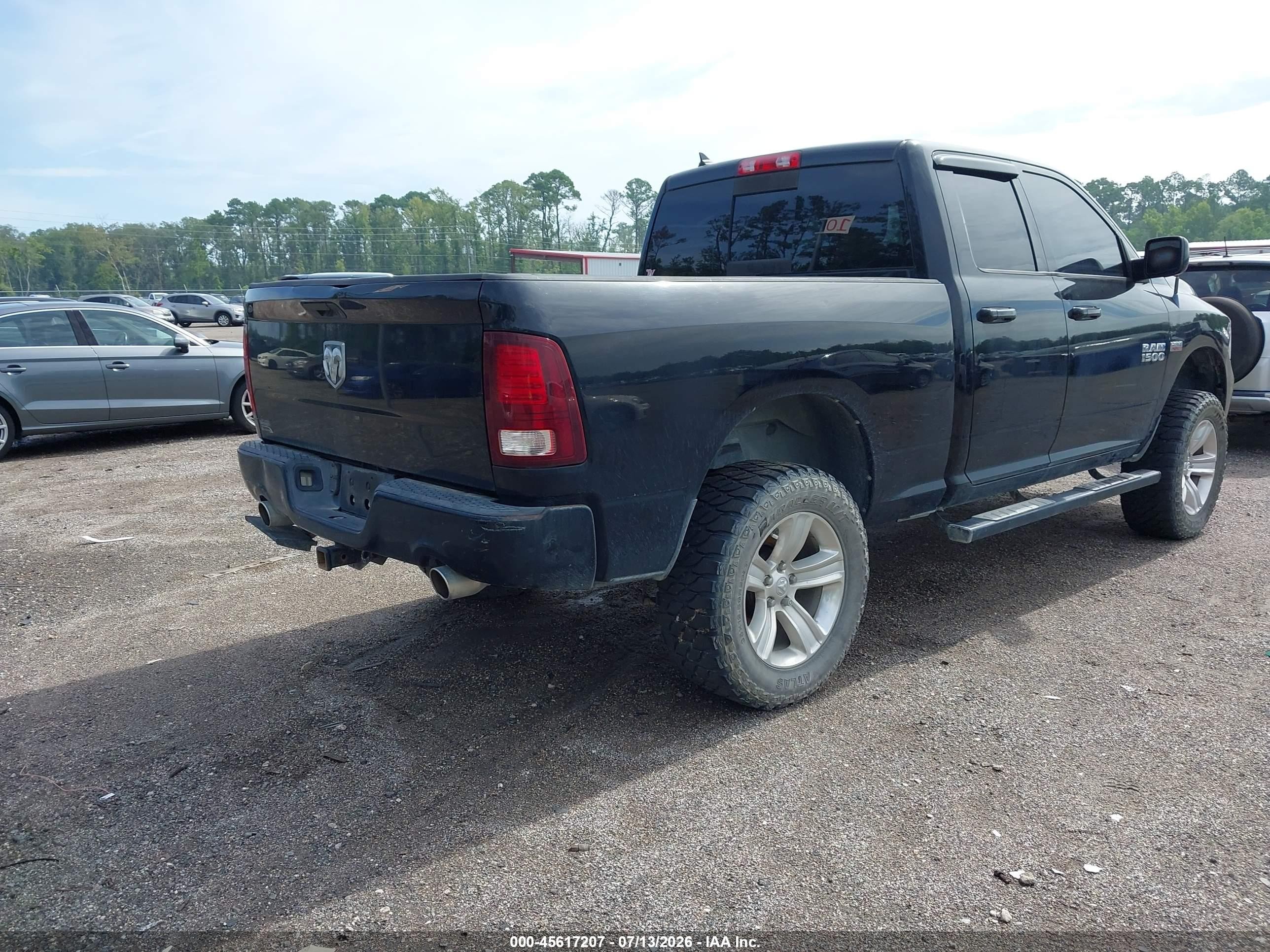 2013 Ram 1500 Sport Black vin: 1C6RR6HT8DS644667