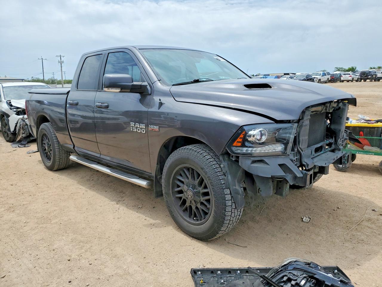 2015 Ram 1500 Sport Gray vin: 1C6RR6HT8FS530462