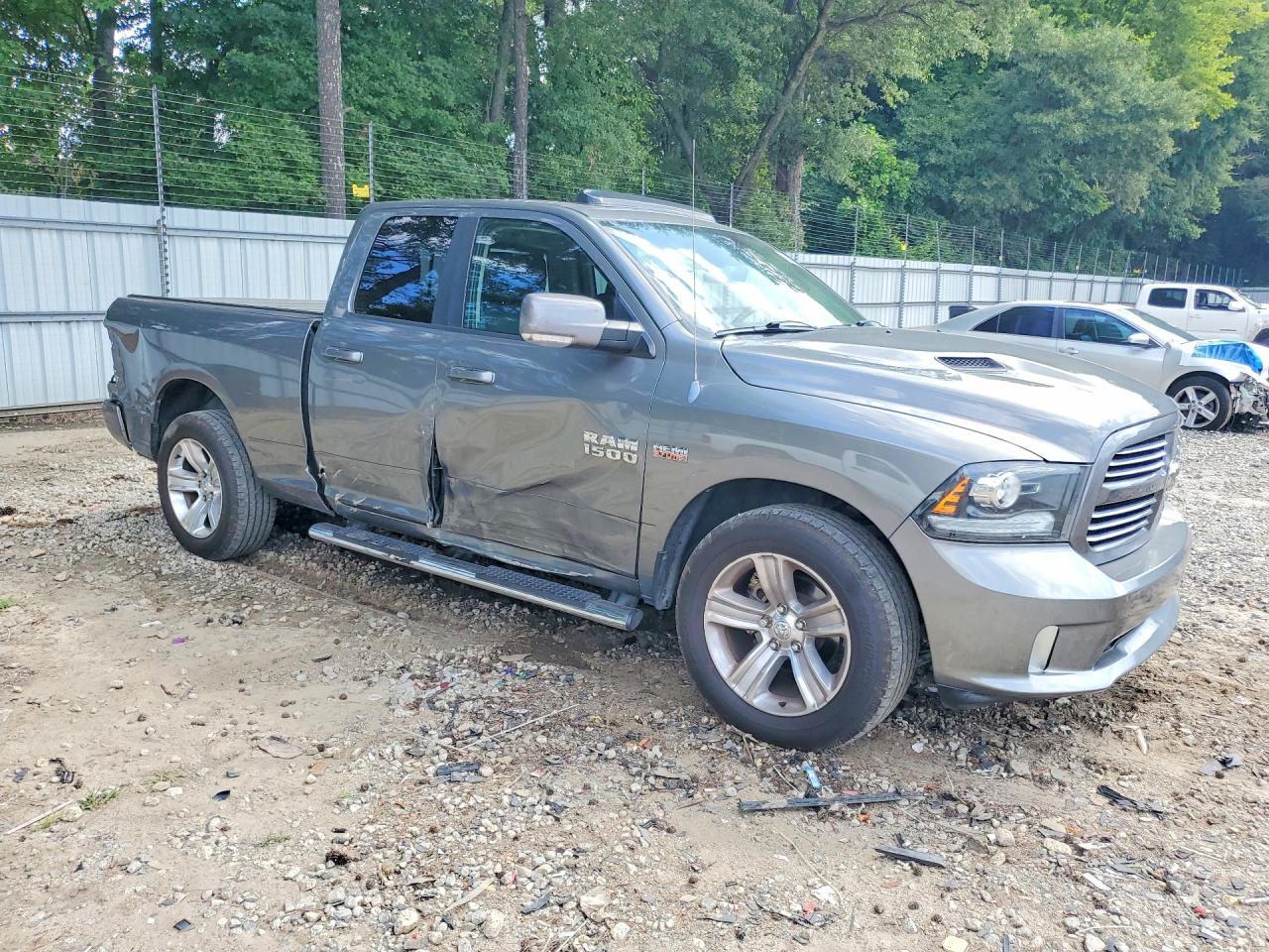 2013 Ram 1500 Sport Gray vin: 1C6RR6HT9DS702981