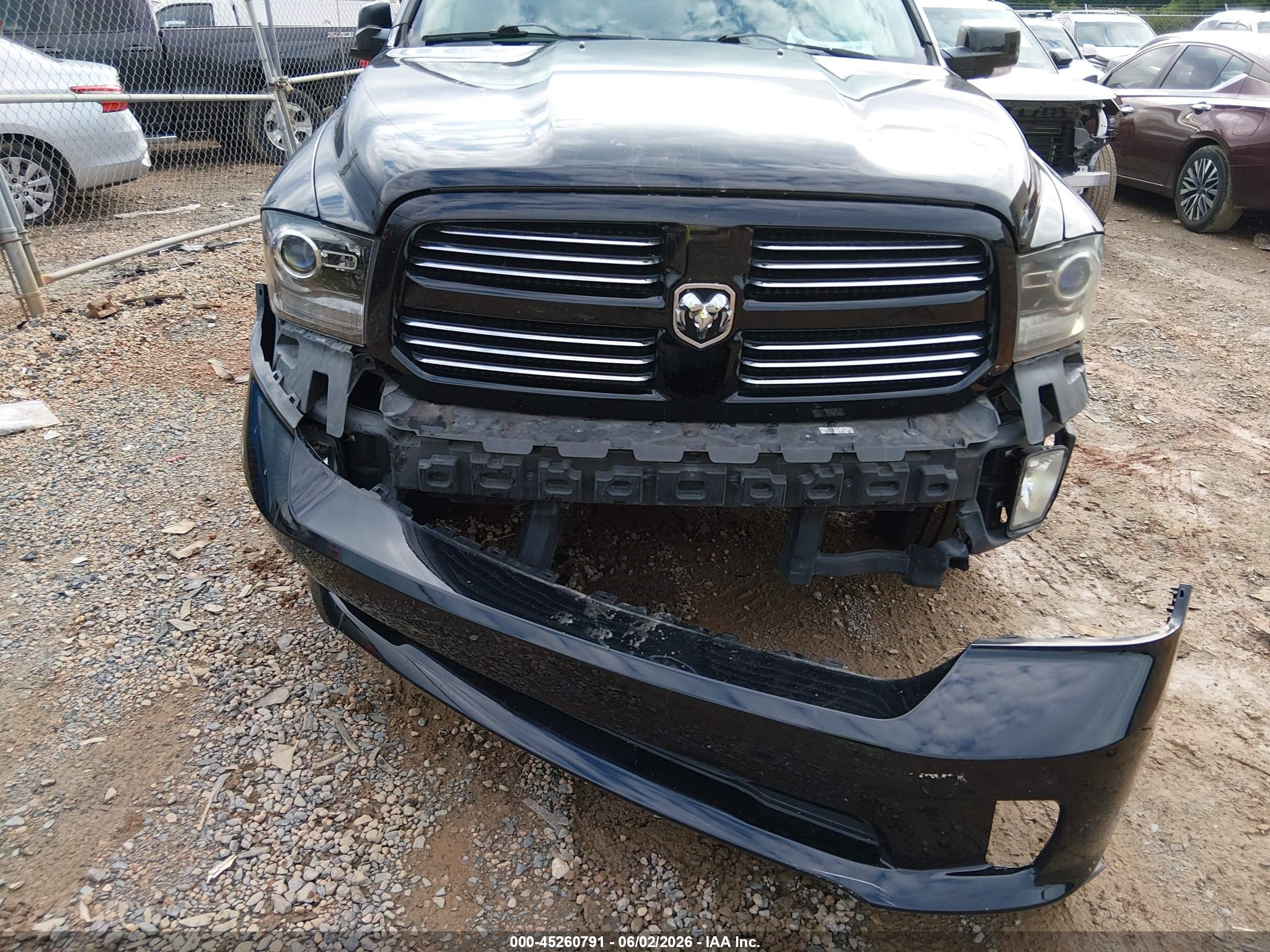 2014 Ram 1500 Sport Black vin: 1C6RR6HT9ES160850