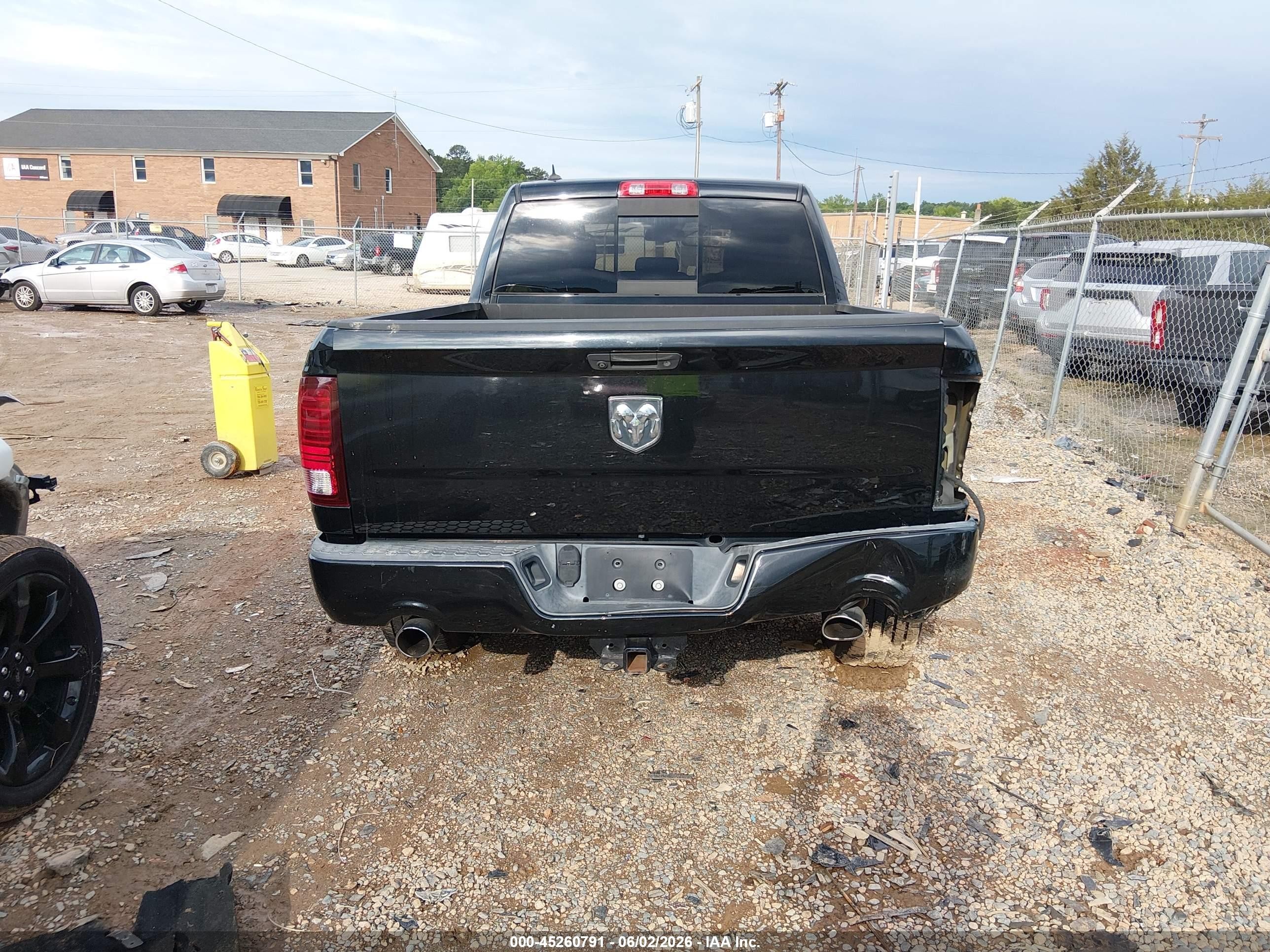2014 Ram 1500 Sport Black vin: 1C6RR6HT9ES160850
