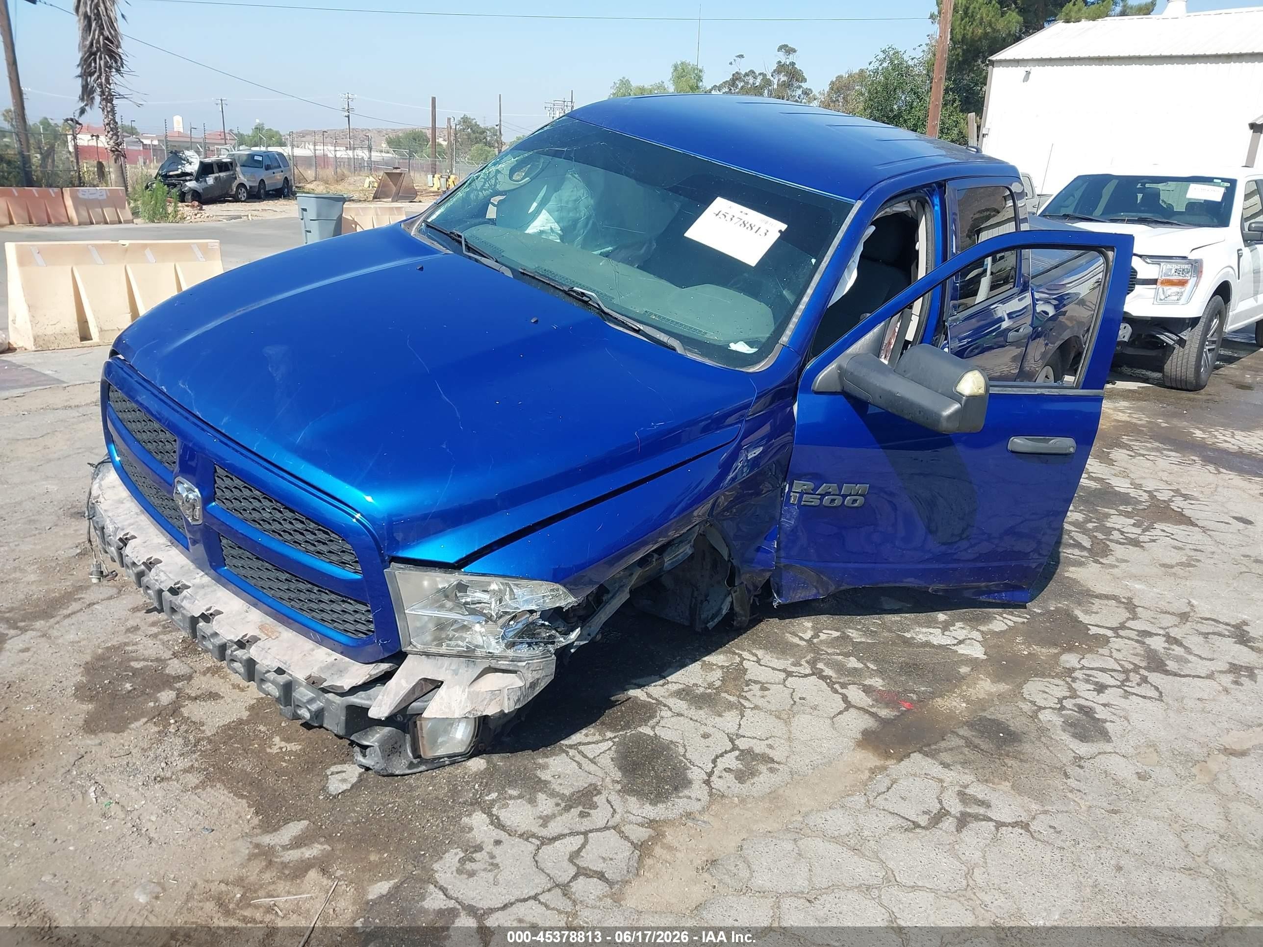 2015 Ram 1500 Express Blue vin: 1C6RR6KG4FS501214