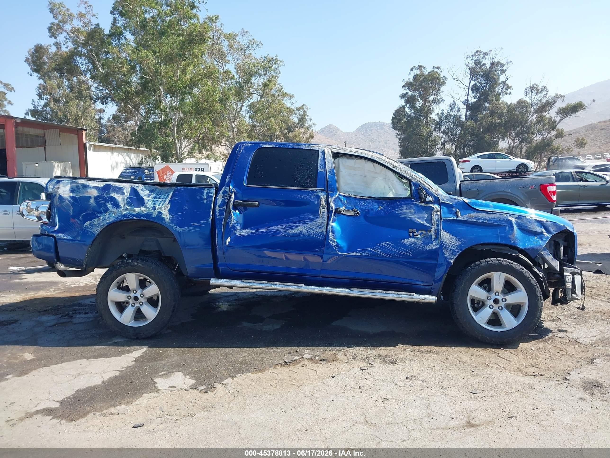 2015 Ram 1500 Express Blue vin: 1C6RR6KG4FS501214