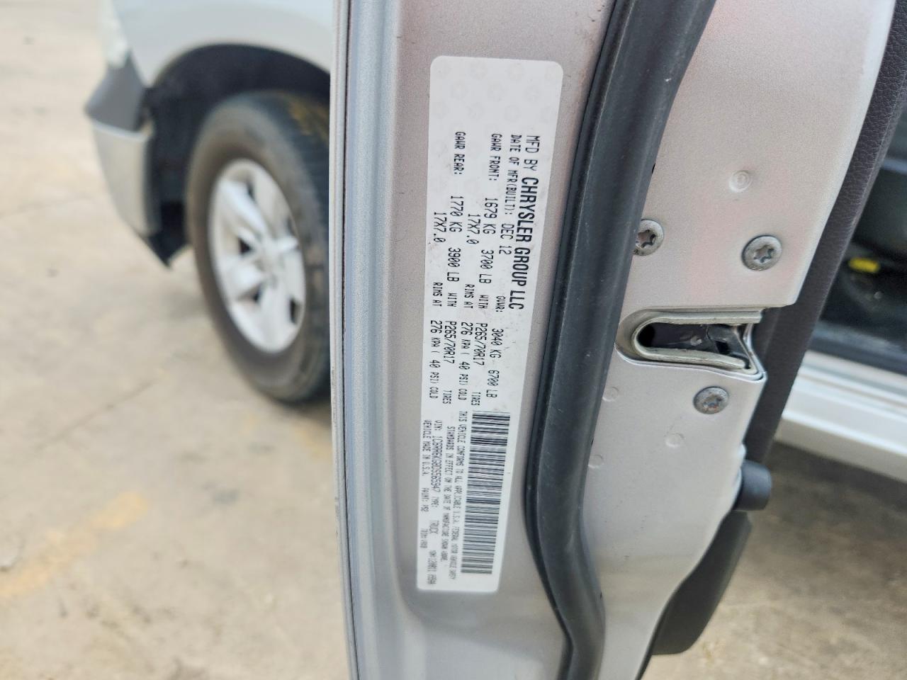 2013 Ram 1500 St Silver vin: 1C6RR6KG8DS565947