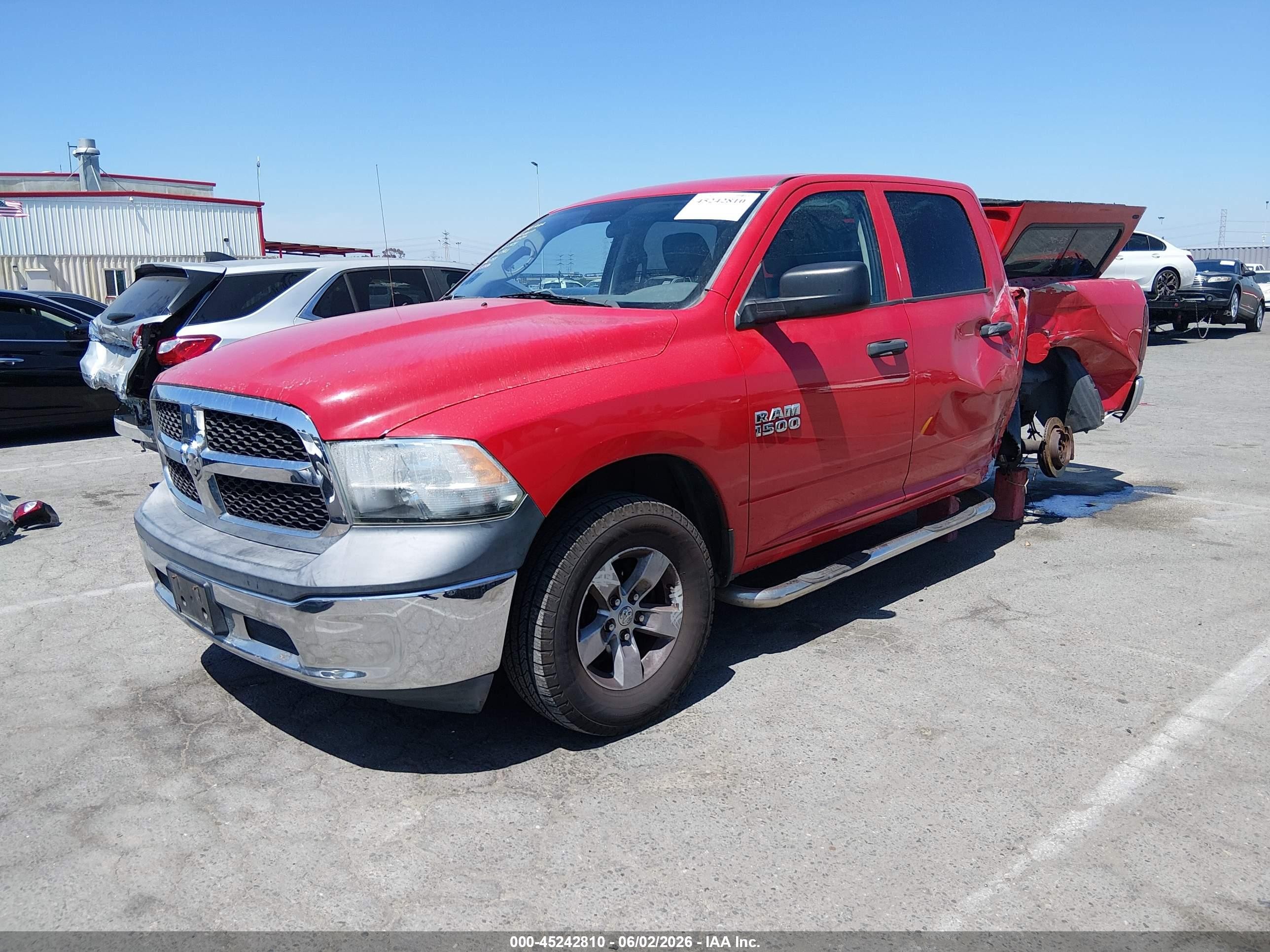 2013 Ram 1500 Tradesman Черный vin: 1C6RR6KG9DS540751