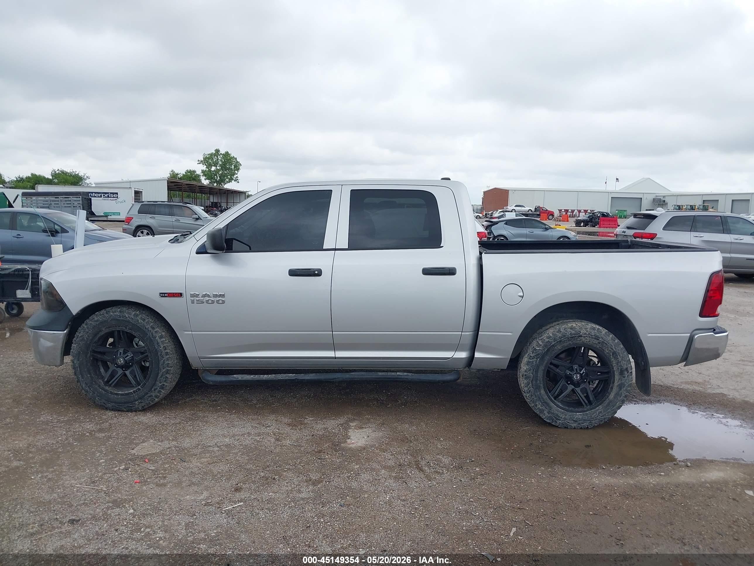 2014 Ram 1500 Tradesman Silver vin: 1C6RR6KMXES474797