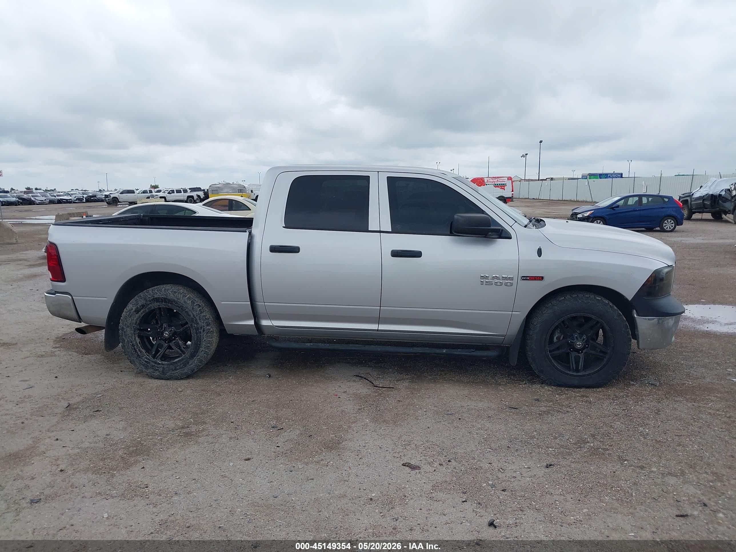 2014 Ram 1500 Tradesman Silver vin: 1C6RR6KMXES474797